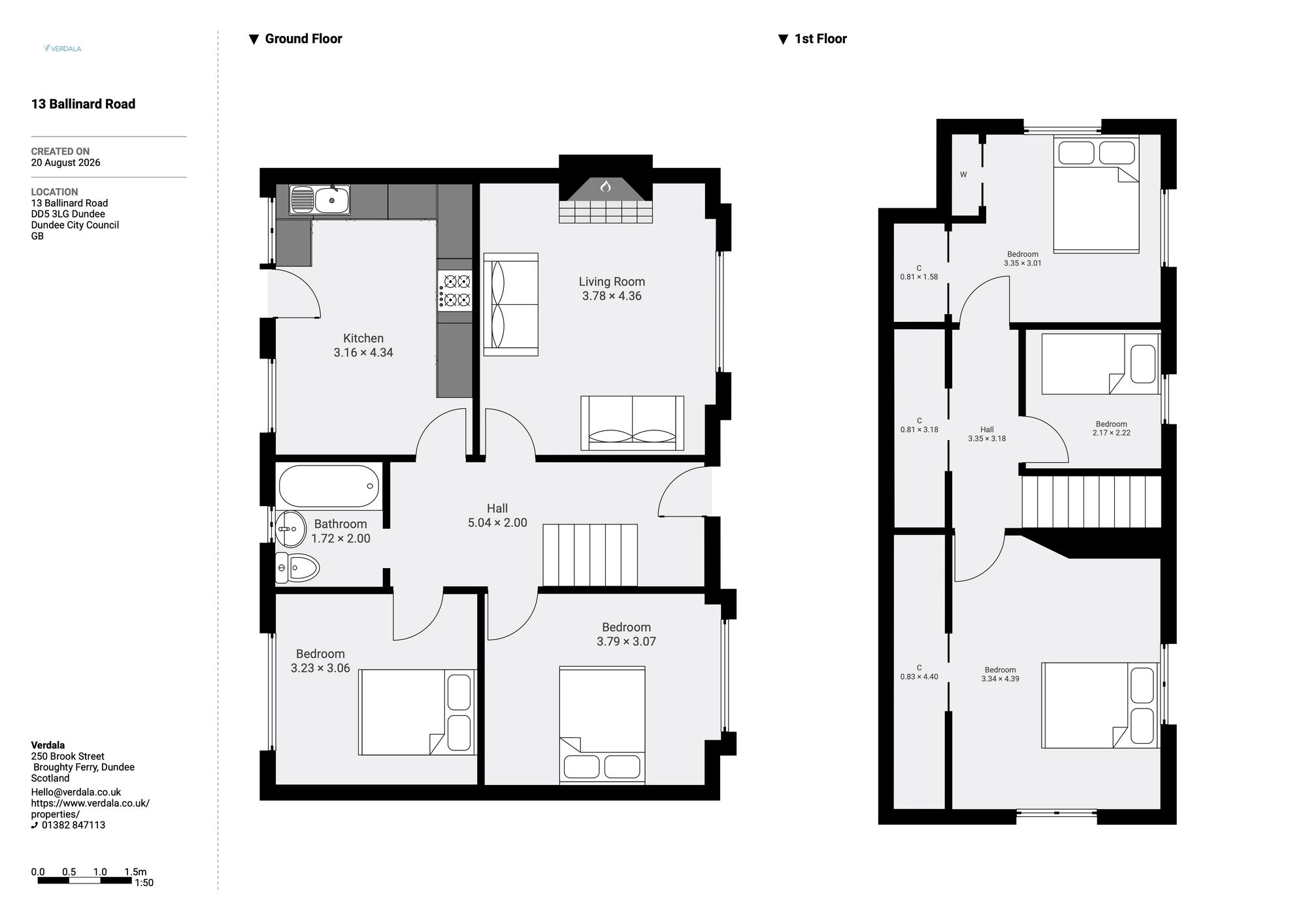 13, Ballinard Road, Broughty Ferry, DD5 floorplan