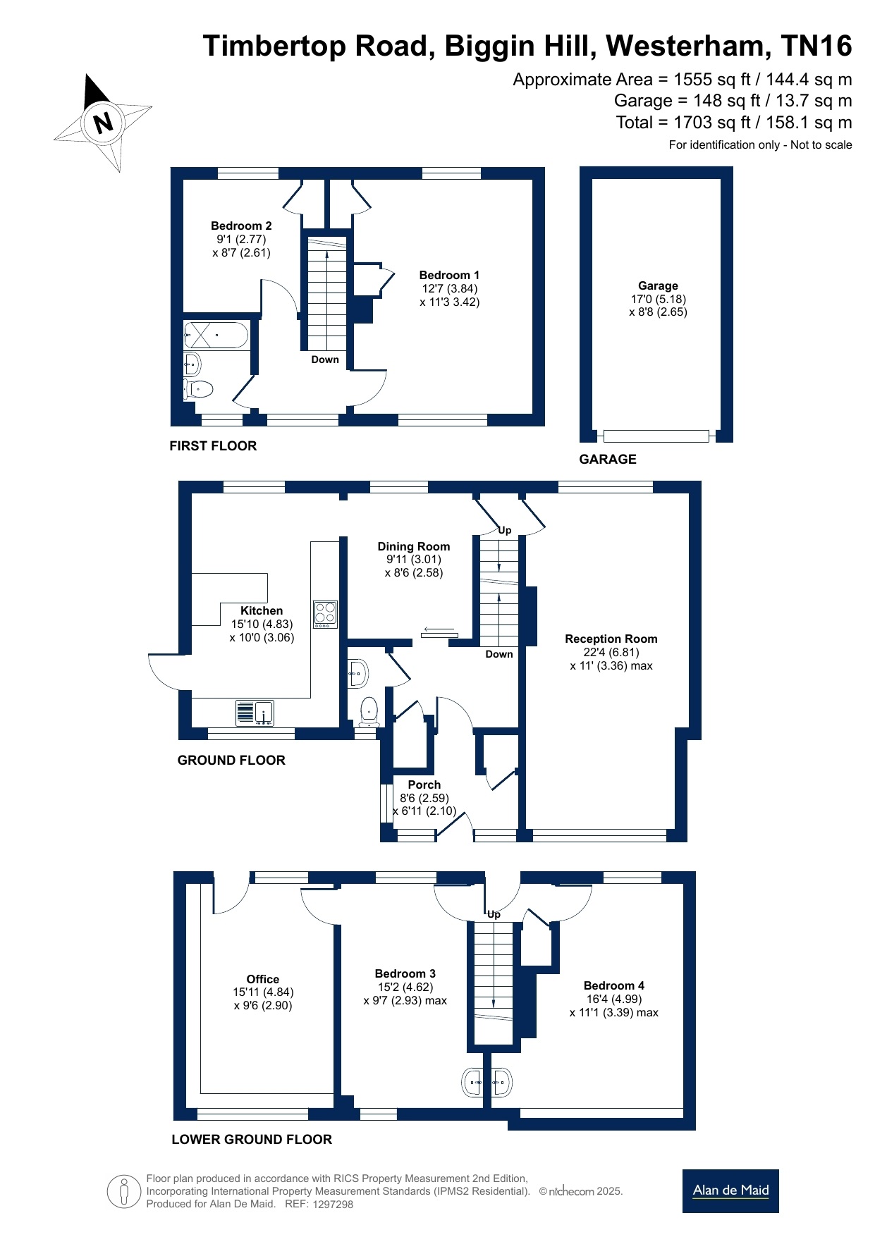 38, Timbertop Road, Westerham floorplan