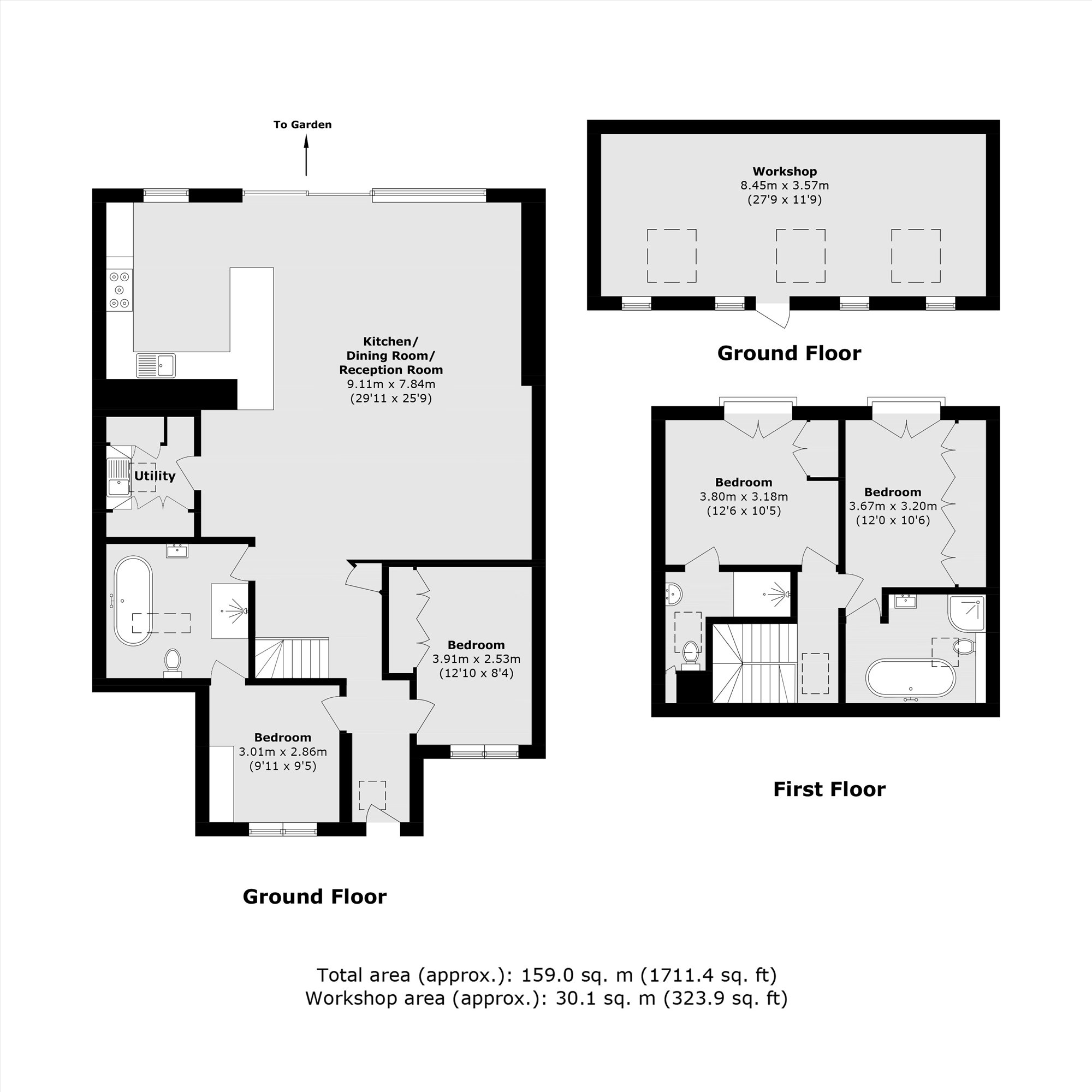 189, Powder Mill Lane, Whitton floorplan