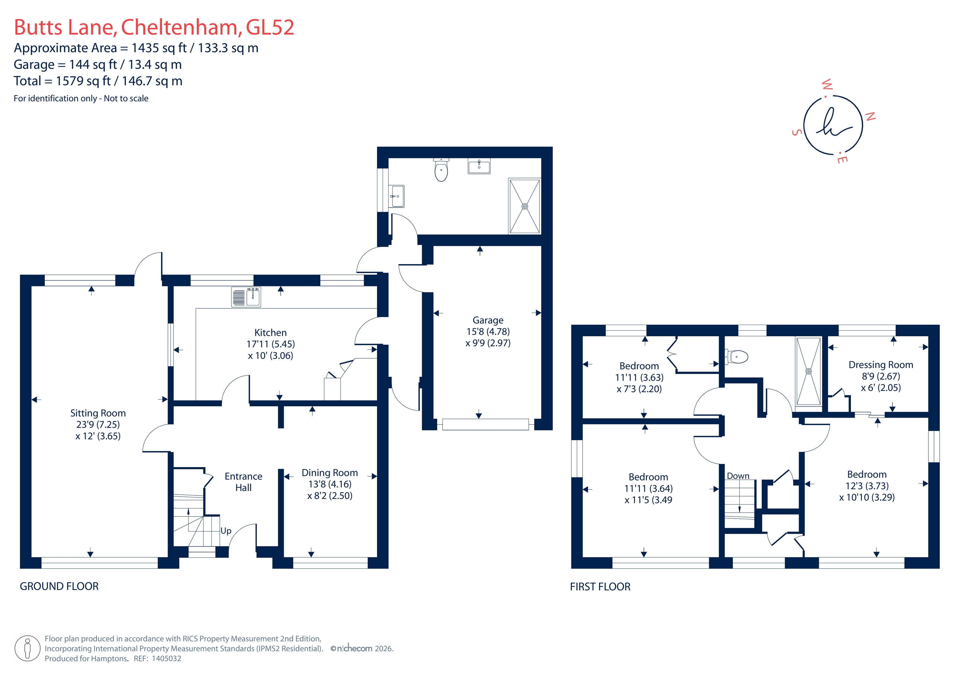 High Ridge, Butts Lane, Woodmancote, Cheltenham floorplan