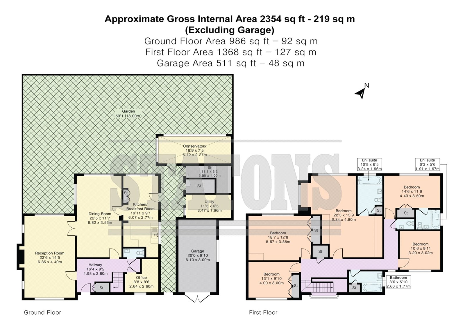 Hillside, 19, Northcliffe Drive, London floorplan