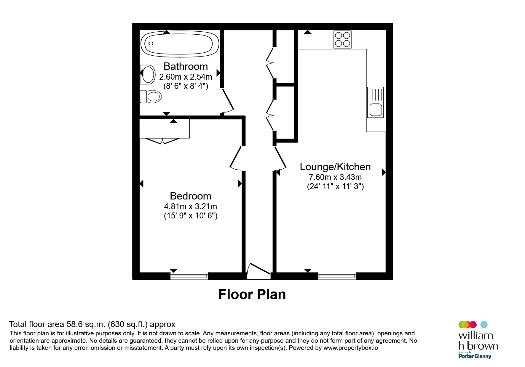 Flat 7, Primula Court, Safflower Lane, Romford floorplan