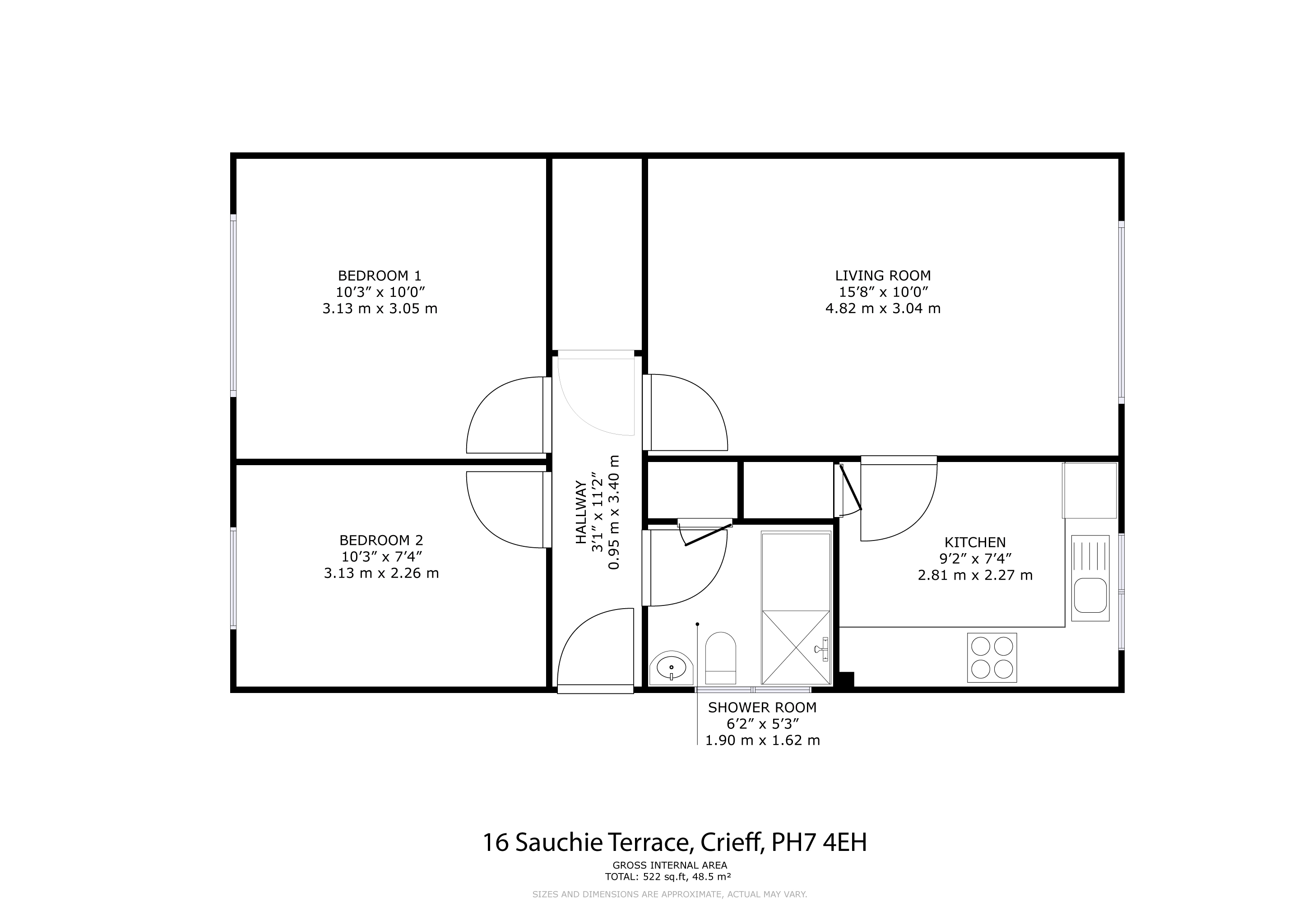 16, Sauchie Terrace, Perth and Kinross floorplan