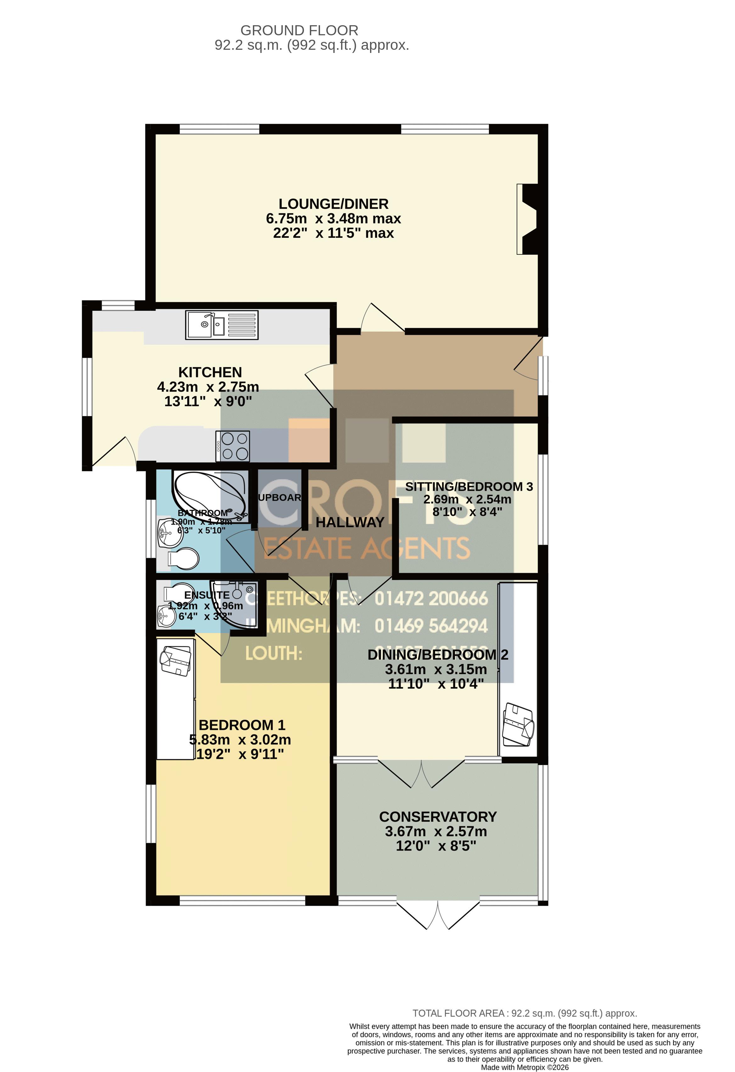 33, Chestnut Road, Waltham floorplan