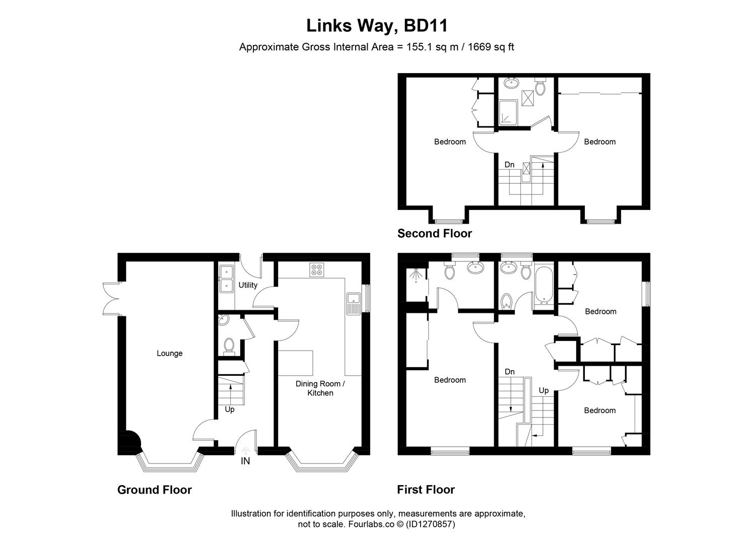 22, Links Way, Bradford floorplan