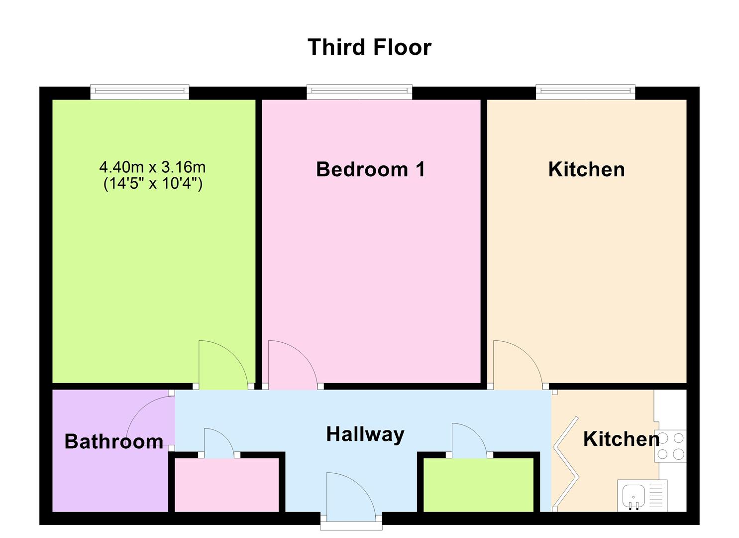 Flat 55, Jenner Court, Stavordale Road, Weymouth floorplan