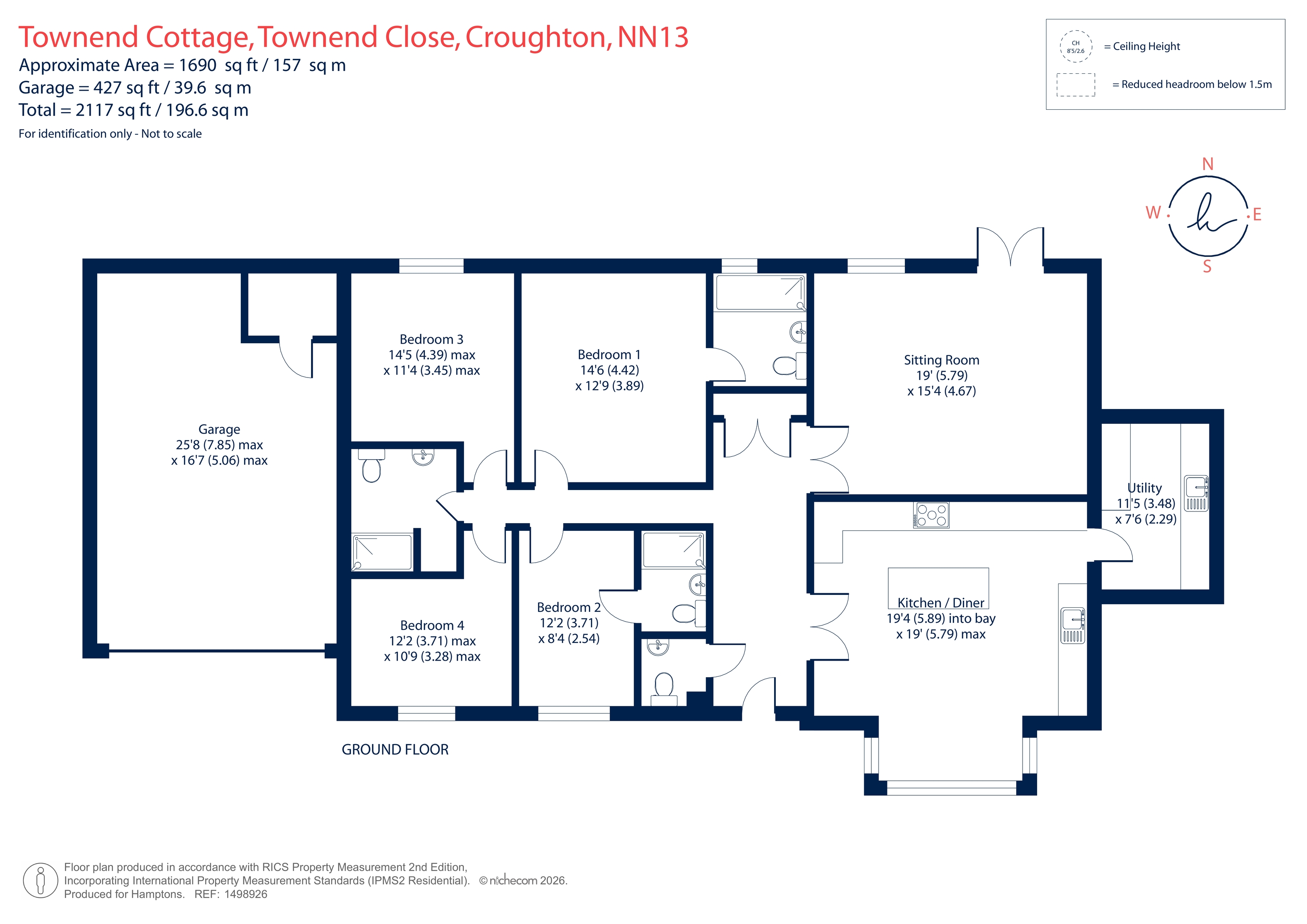 Townend Cottage, Townend Close, Croughton floorplan