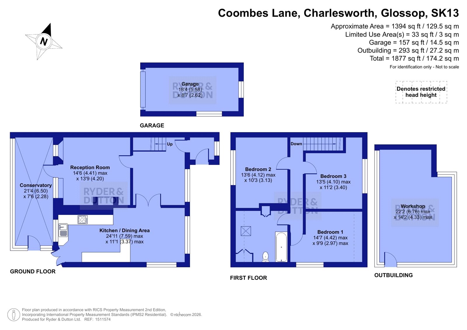 4, Coombes Lane, Glossop floorplan