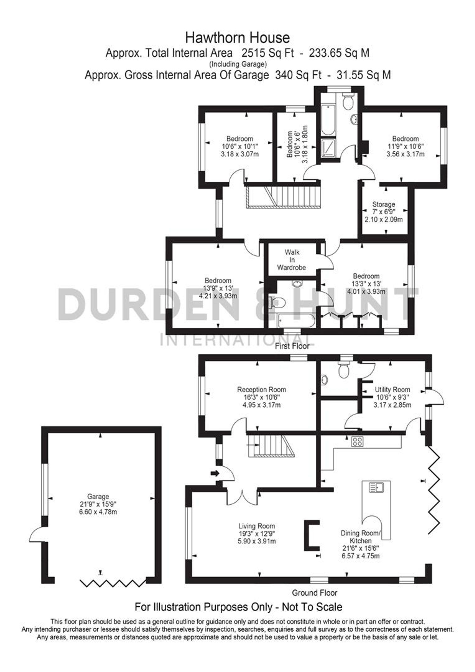 Hawthorn House Dunmow Road, Ongar floorplan