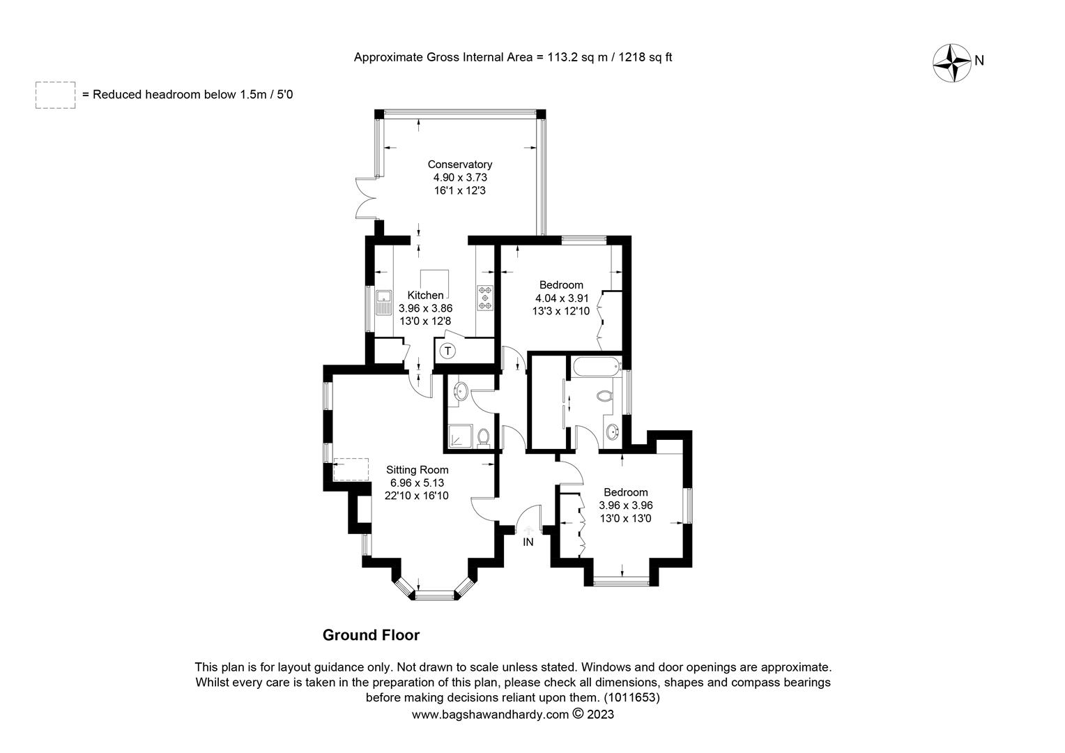 The Lodge, Field Place,, The Street, Guildford floorplan