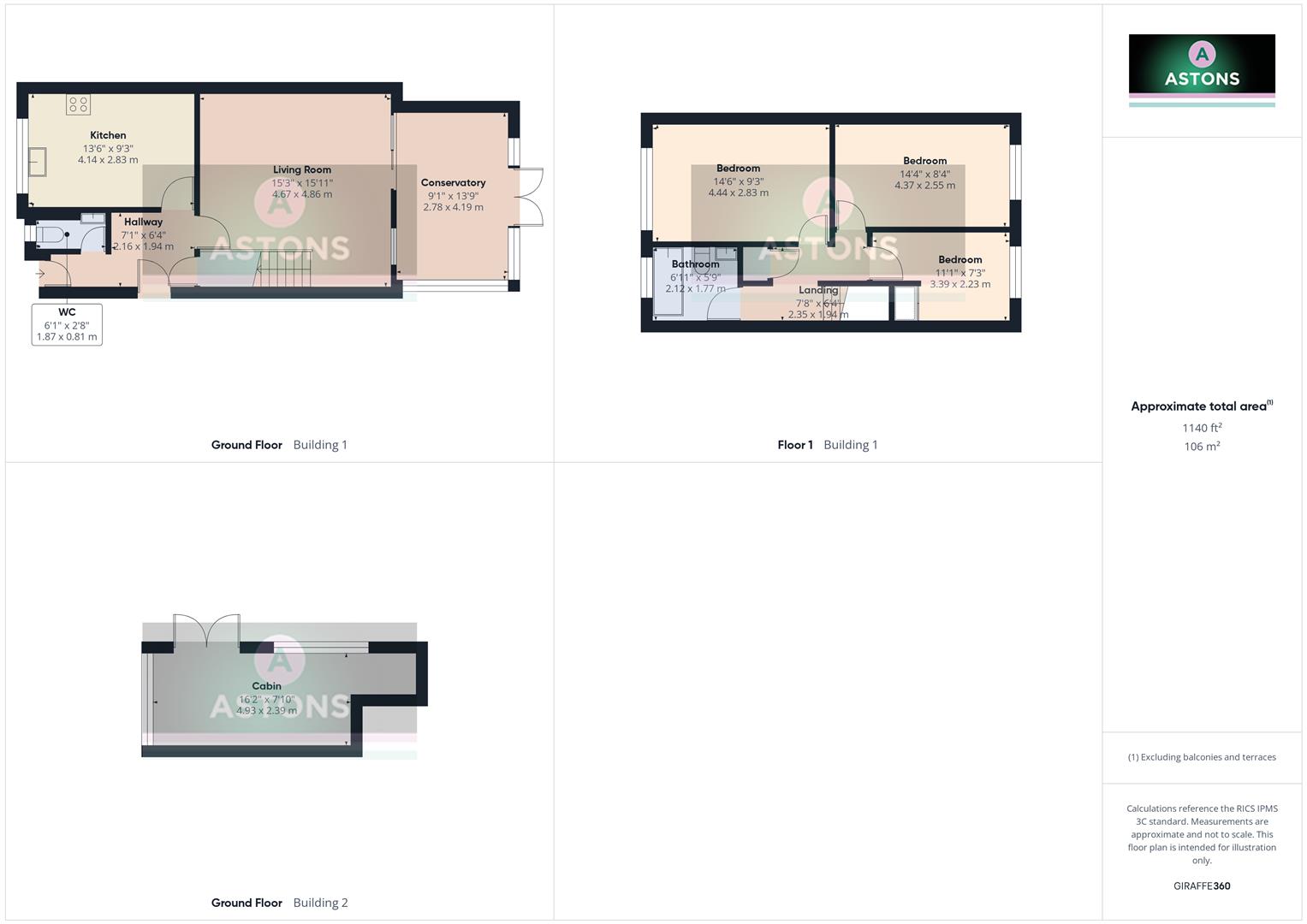 2, Cotswold Close, Crawley floorplan