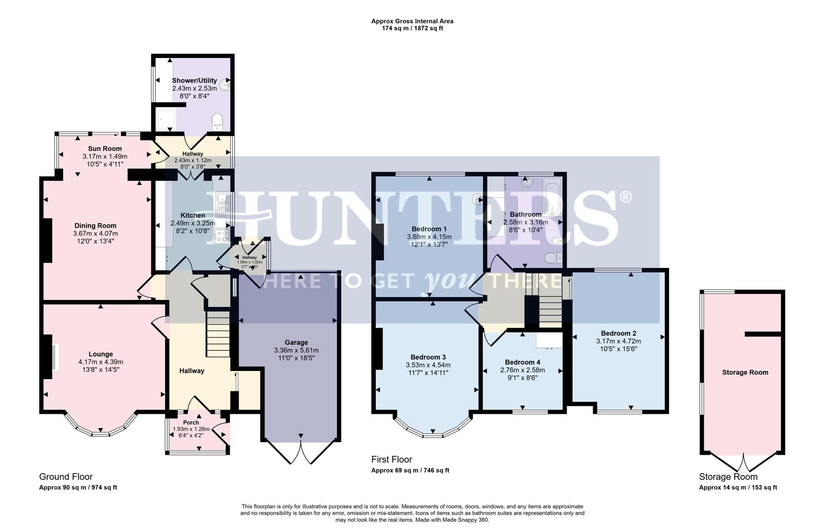 106, Saffron Road, Leicestershire floorplan