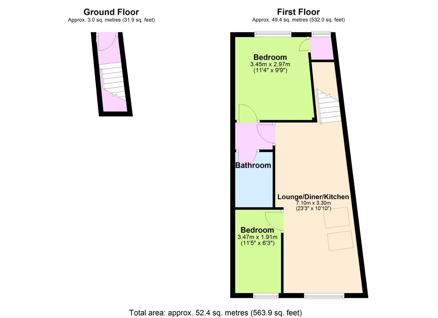 39B, School Road, Steyning floorplan
