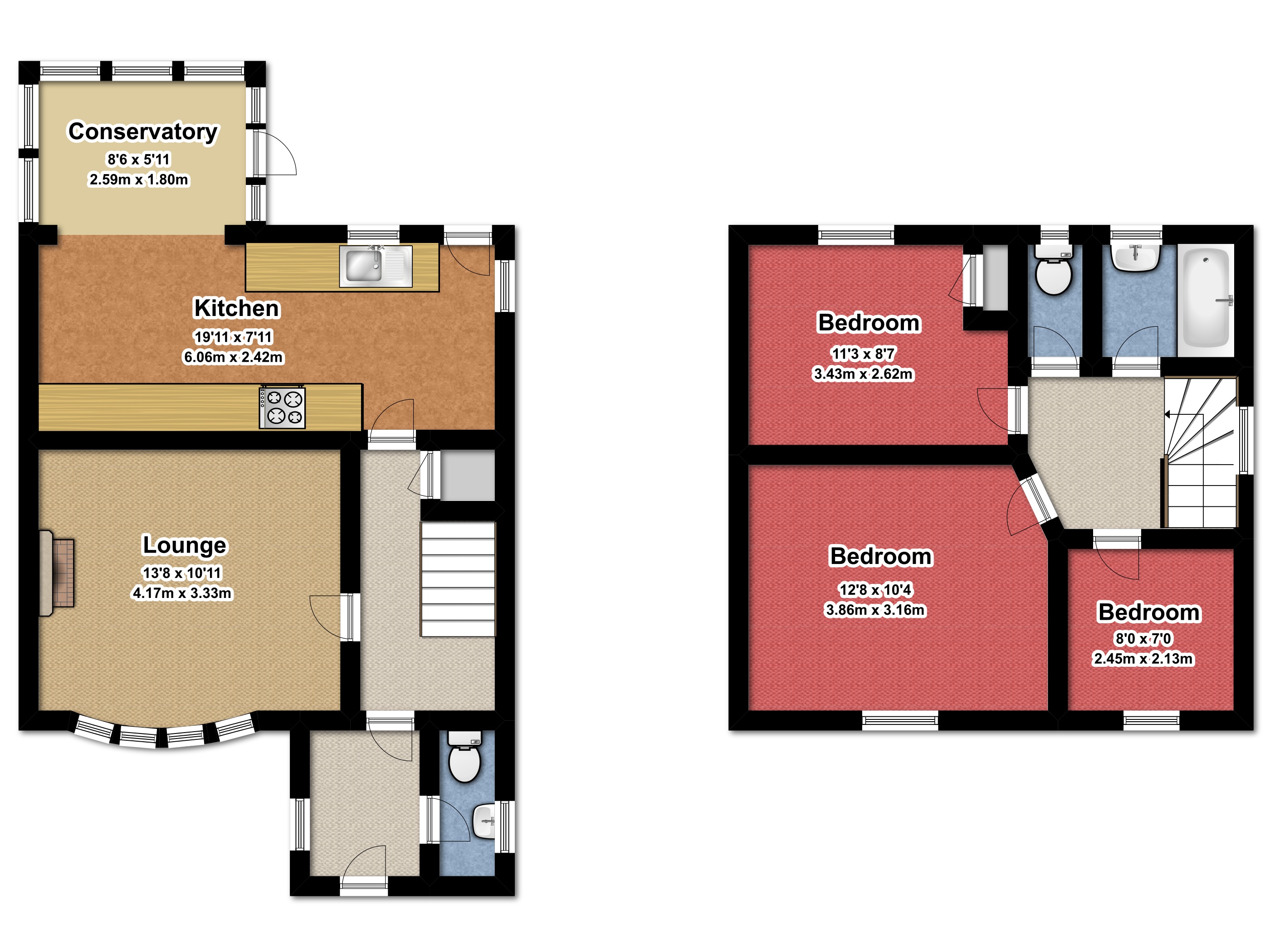 3 Bedrooms Semi-detached house to rent in Arnolds Avenue, Hutton, Brentwood CM13