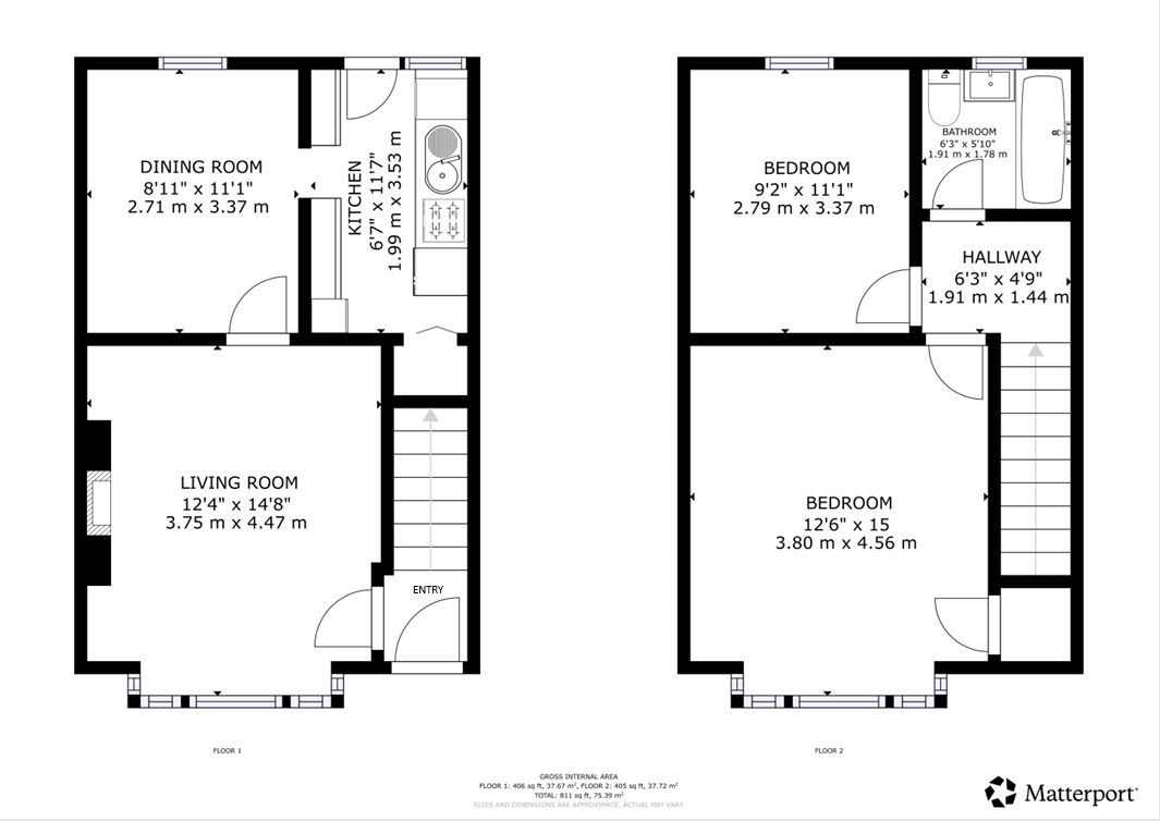 38, Orchy Gardens, Glasgow floorplan