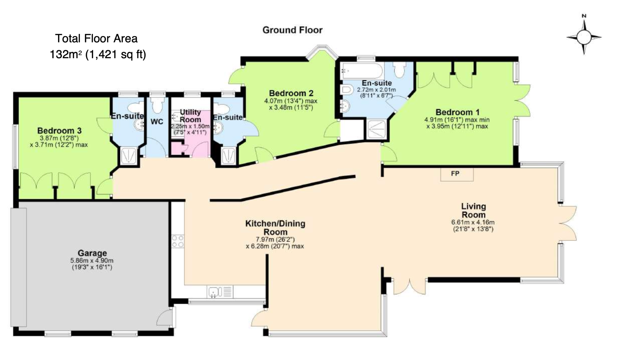 The Deck, 14a Ballard Estate, Swanage floorplan