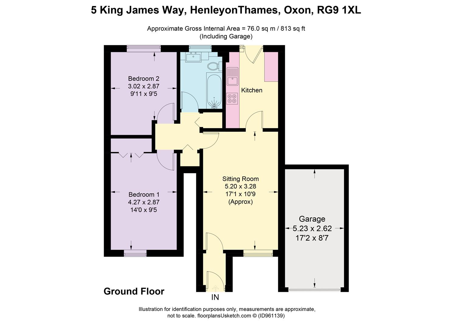 King James Way, HenleyOnThames RG9, 2 bedroom for sale