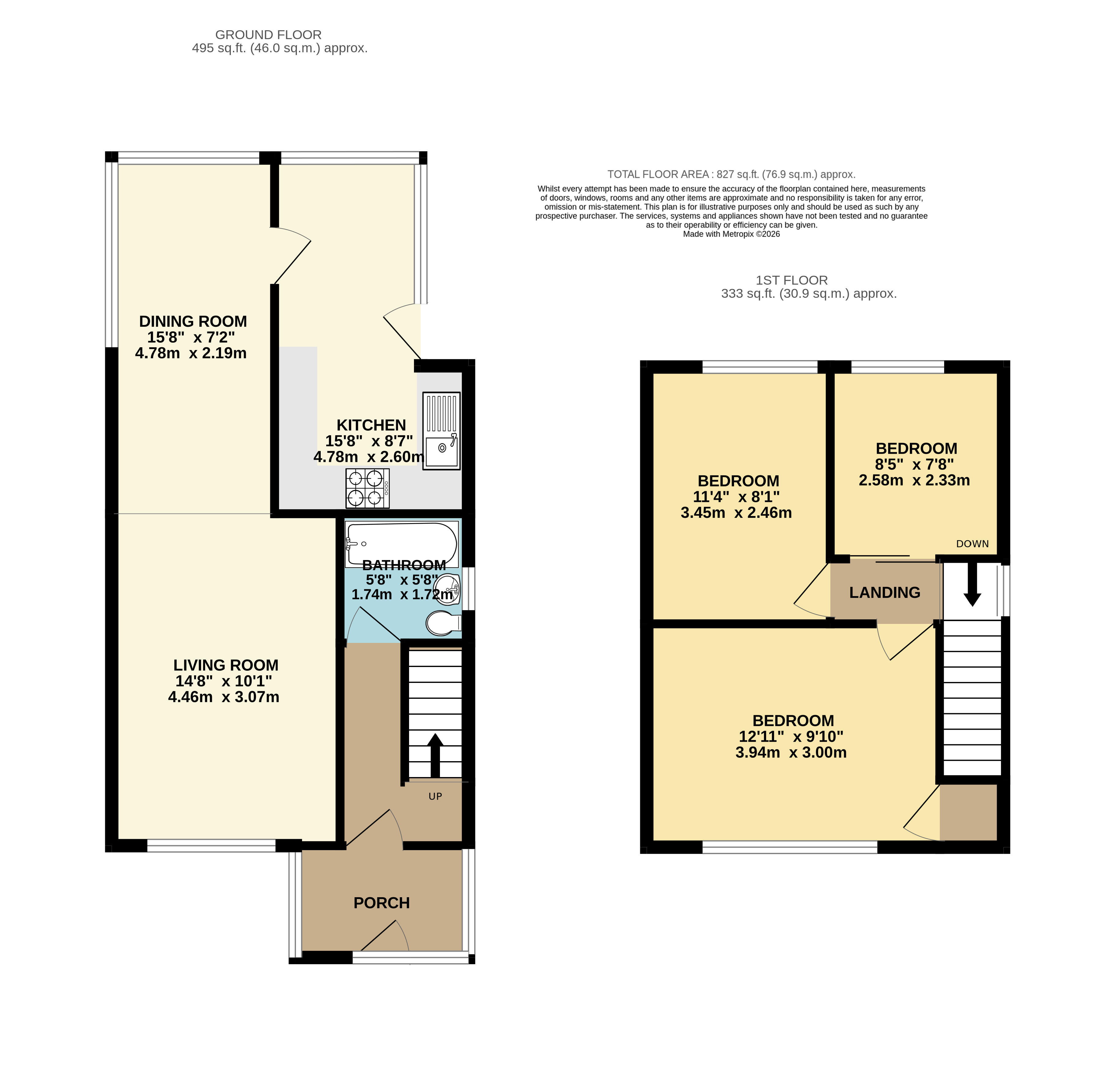 16, Brookhill Drive, Leeds floorplan