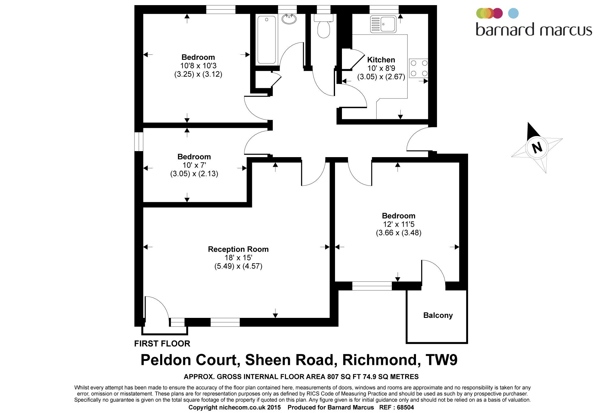 3 Bedrooms Flat to rent in Sheen Road, Richmond TW9