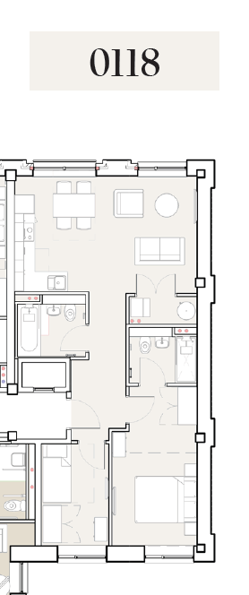 A.01.18,, The Vauxhall Residences, Liverpool floorplan