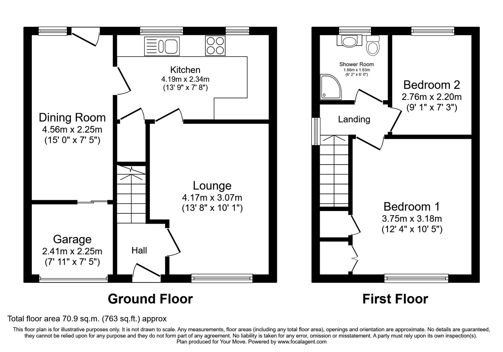 33, Edward Road, Staffordshire floorplan