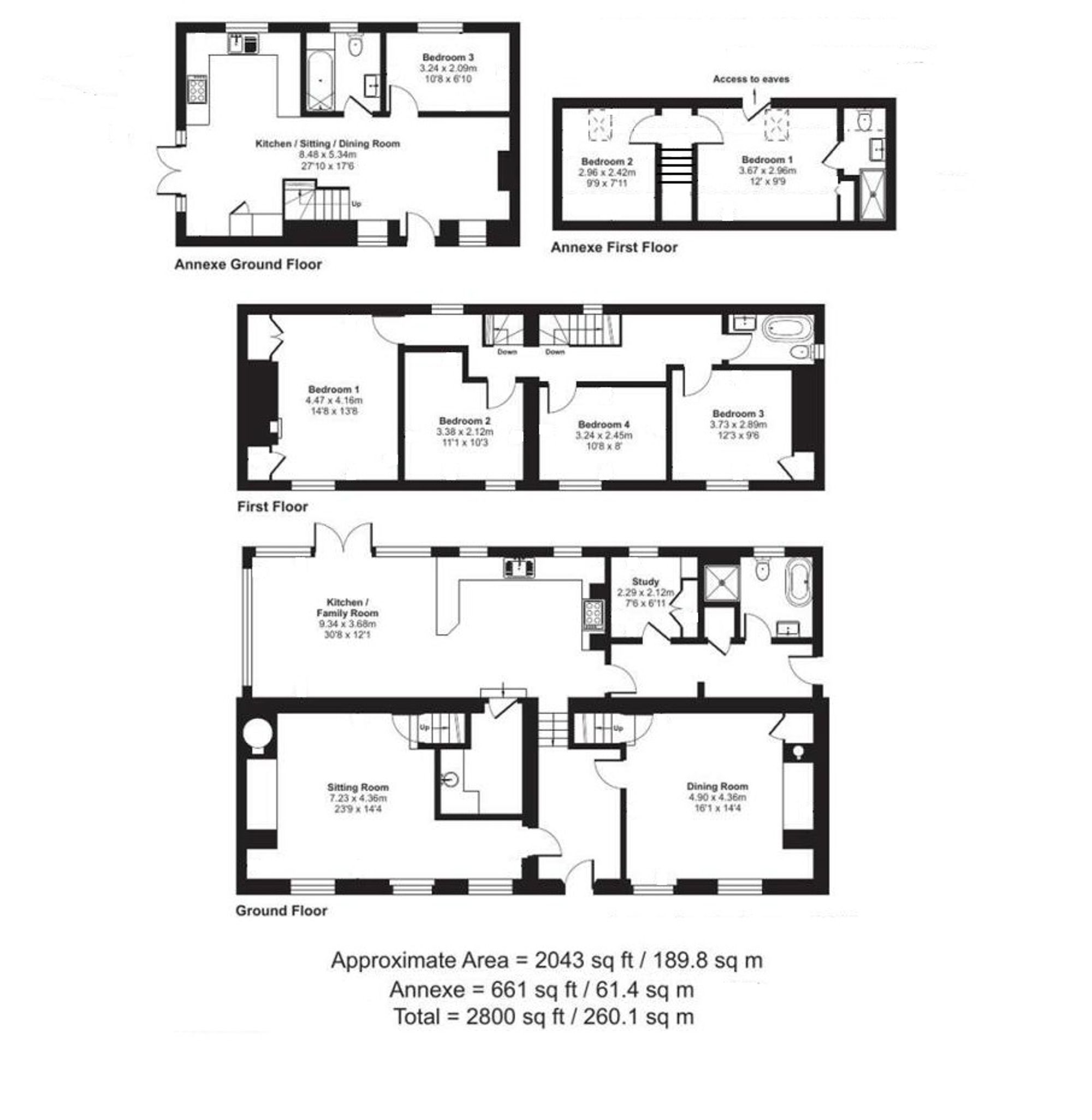 Polford Cottage, Exeter floorplan