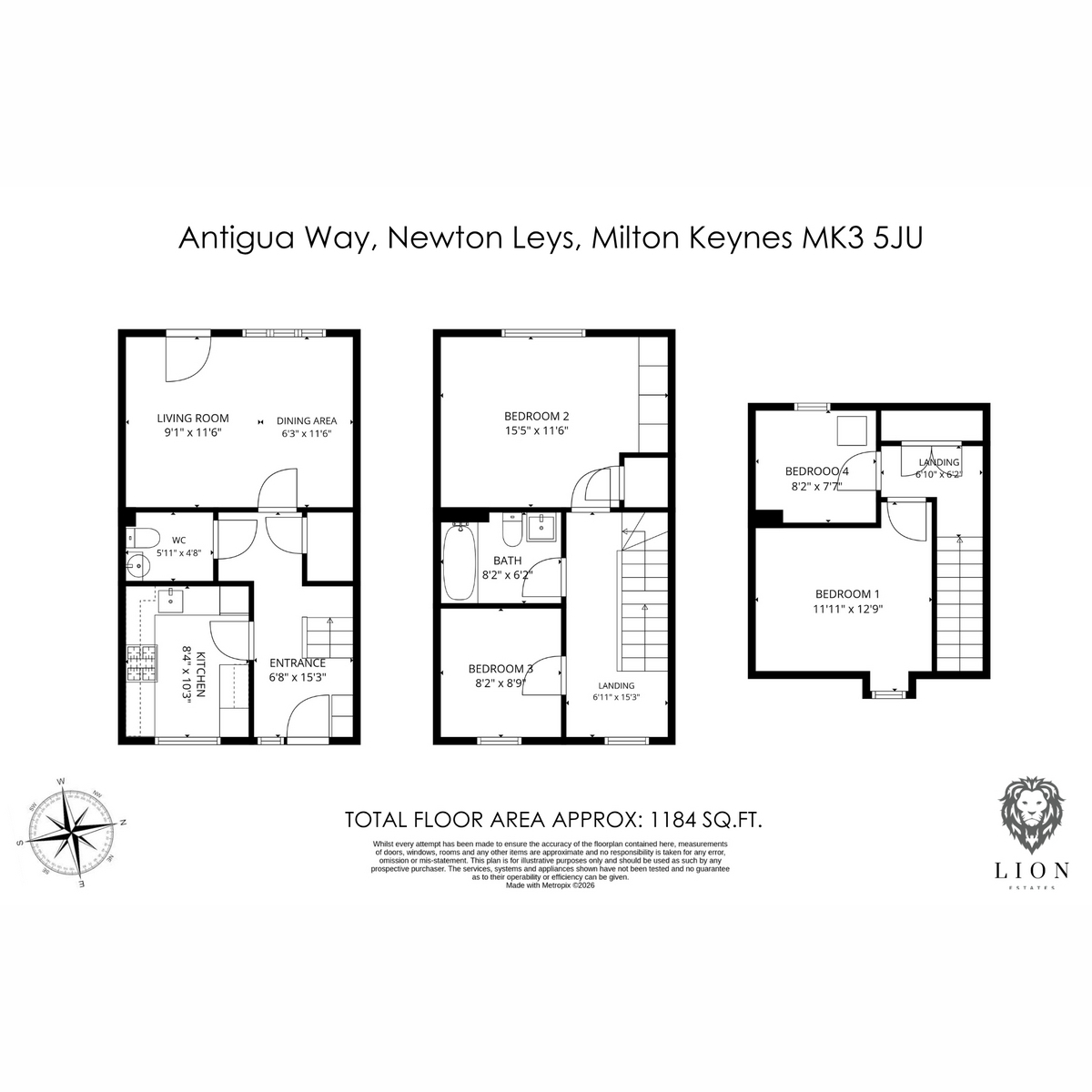 27, Antigua Way, Milton Keynes floorplan