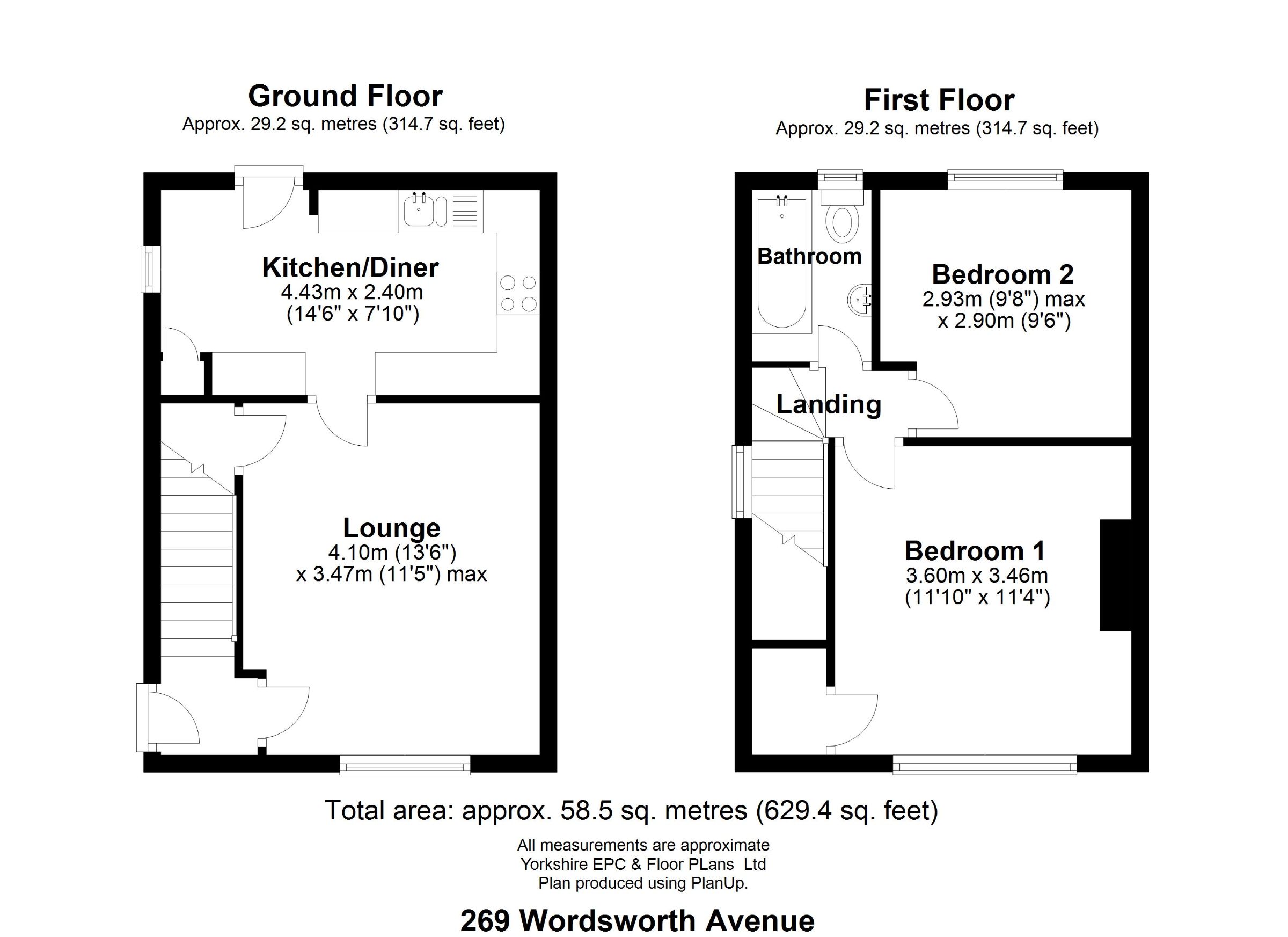 2 bed semidetached house to rent in Wordsworth Avenue, Ecclesfield