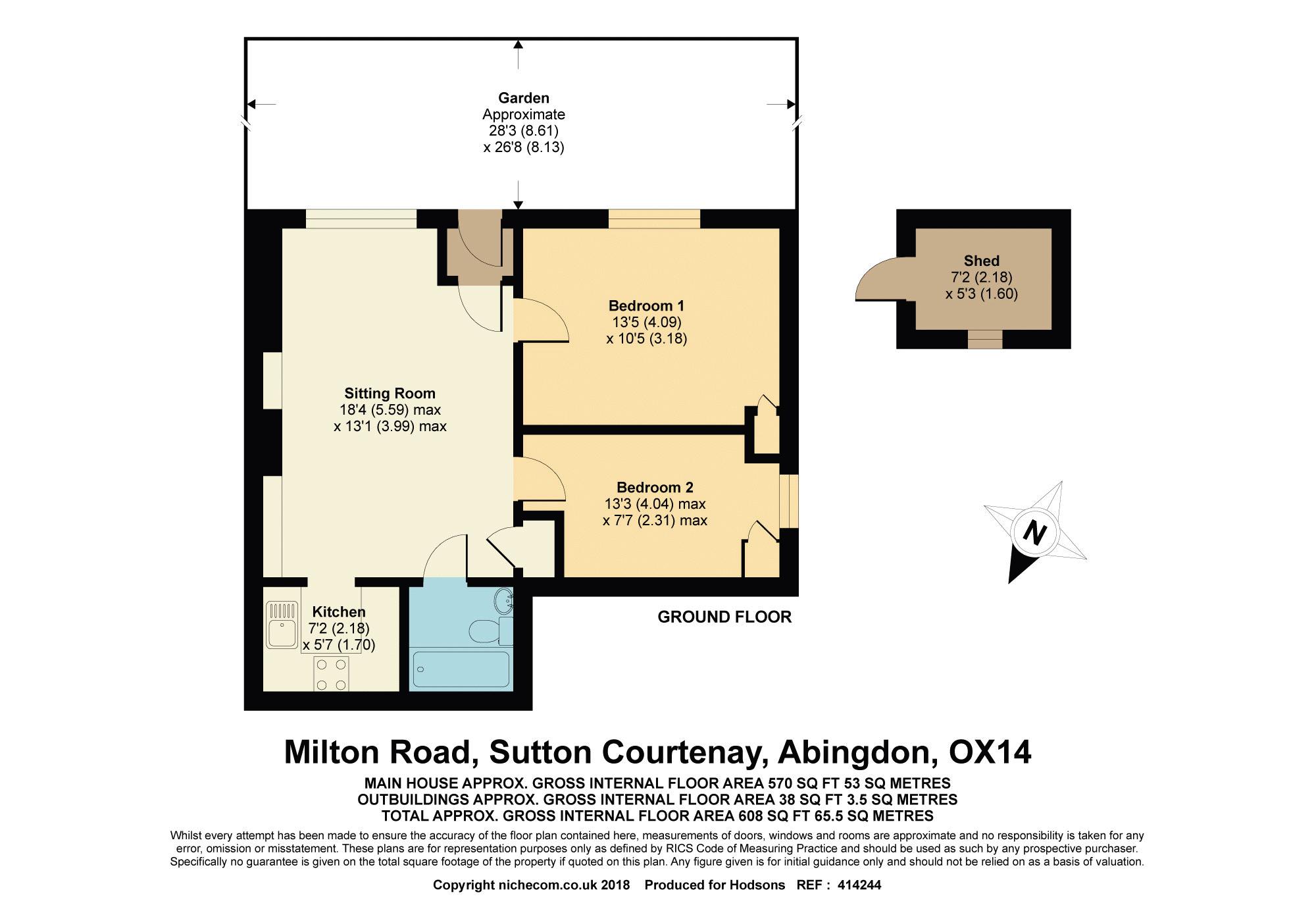 2 Bedrooms Flat for sale in Milton Road, Sutton Courtenay, Abingdon OX14