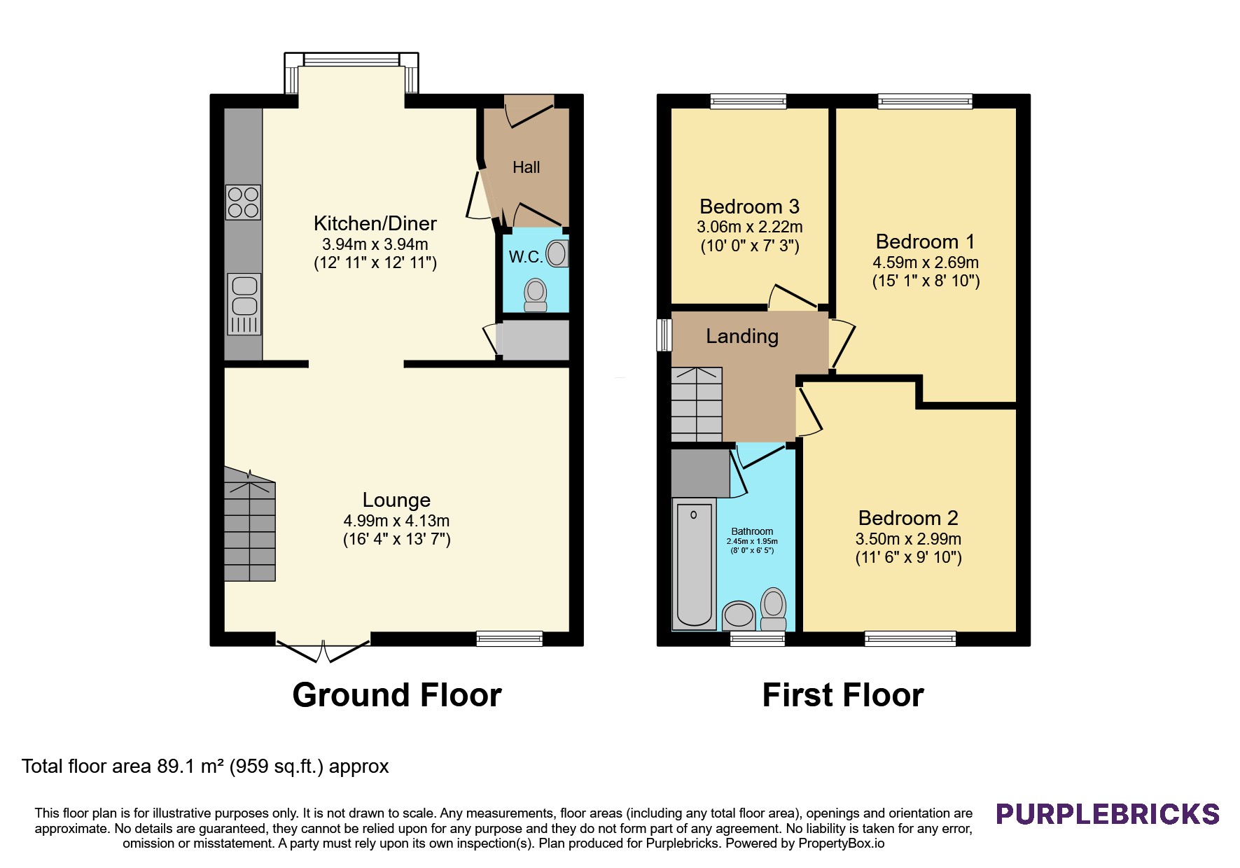 107, Skegness Road, Skegness floorplan