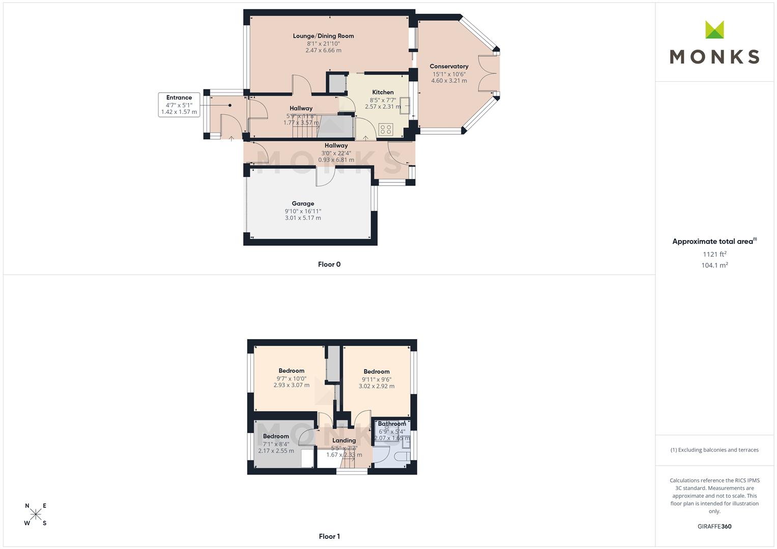 11, Stretton Close, Shrewsbury floorplan