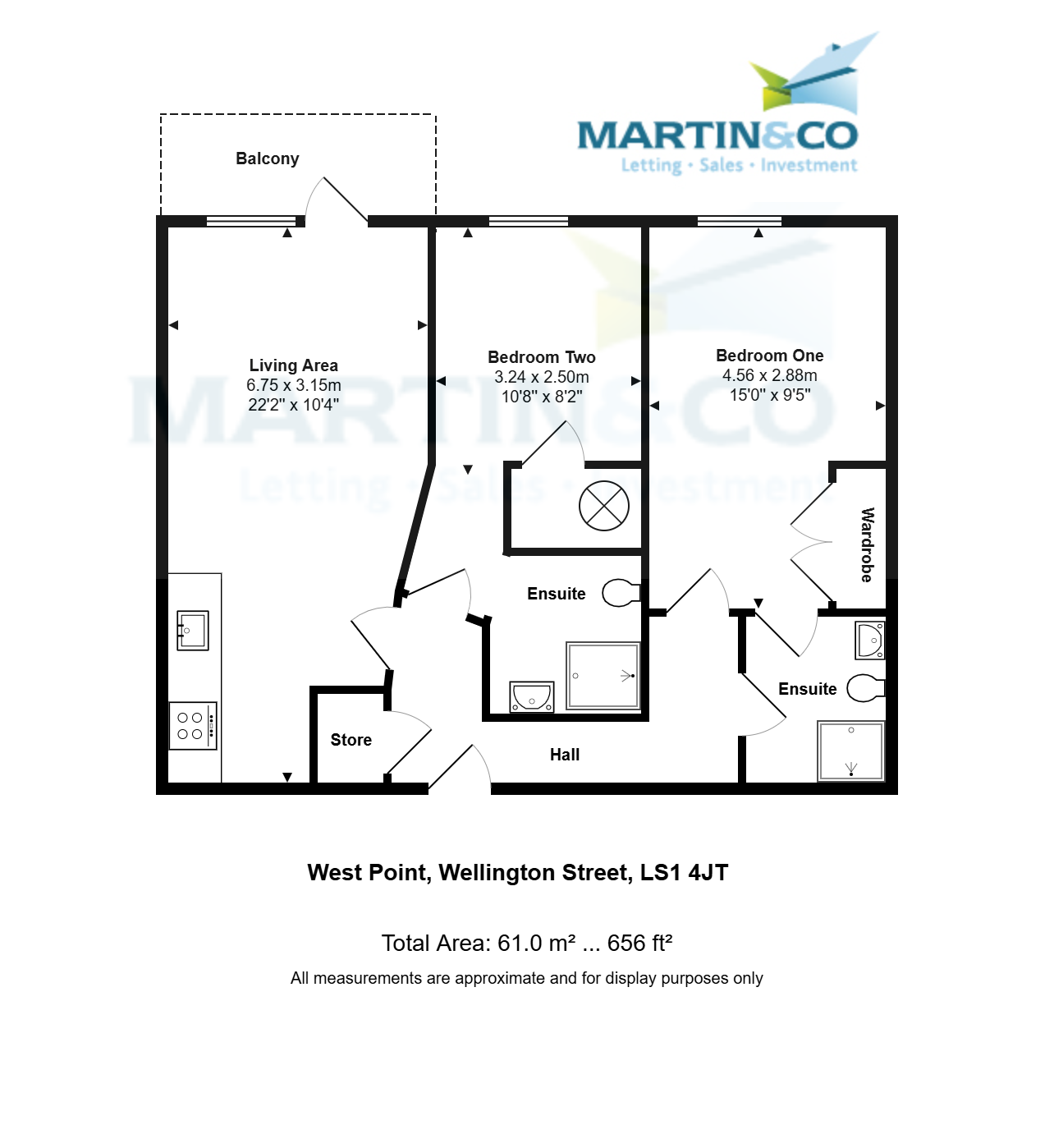 264, West Point, Leeds floorplan