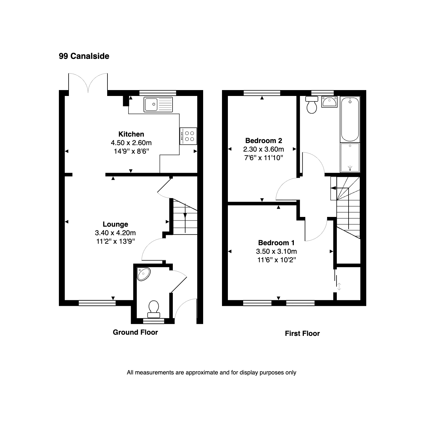 99, Canalside Drive, Falkirk floorplan