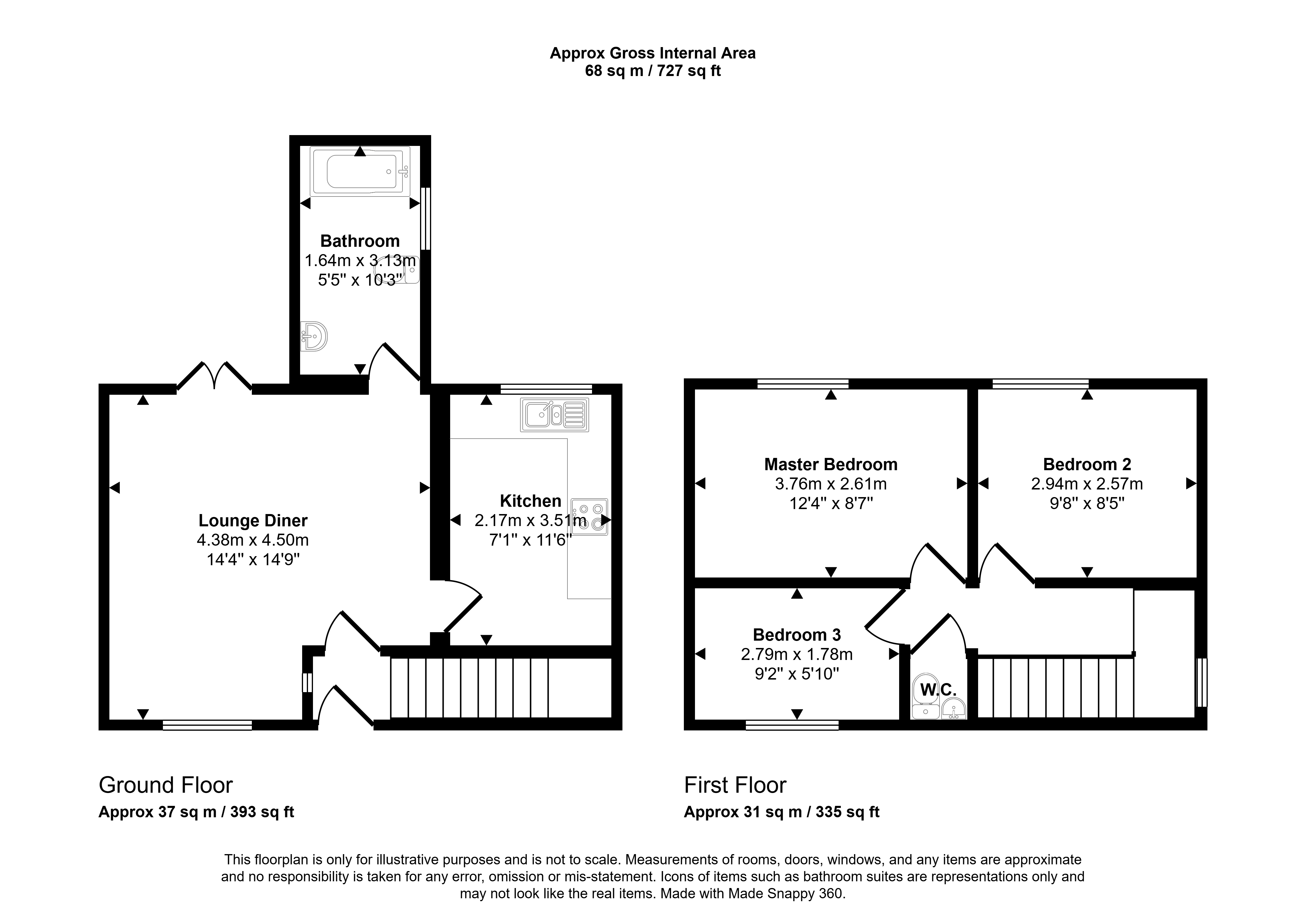 15, Cook Crescent, Seaham floorplan