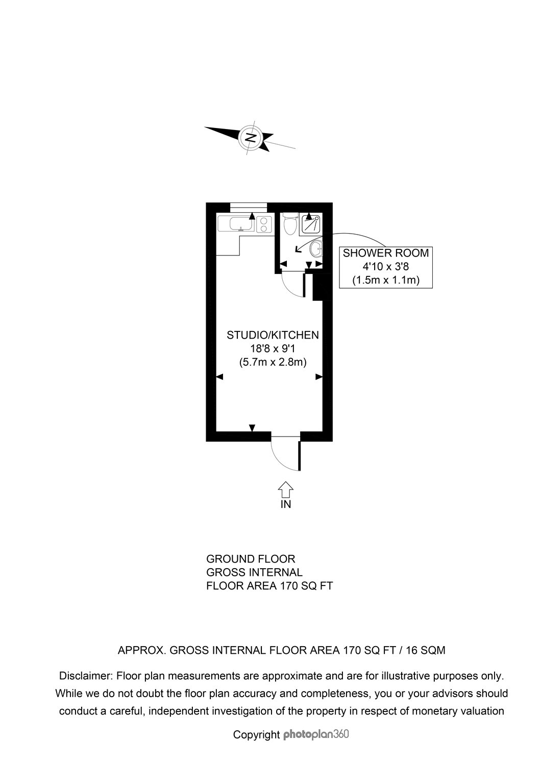 0 Bedrooms Studio to rent in Wightman Road, Harringay, London N4
