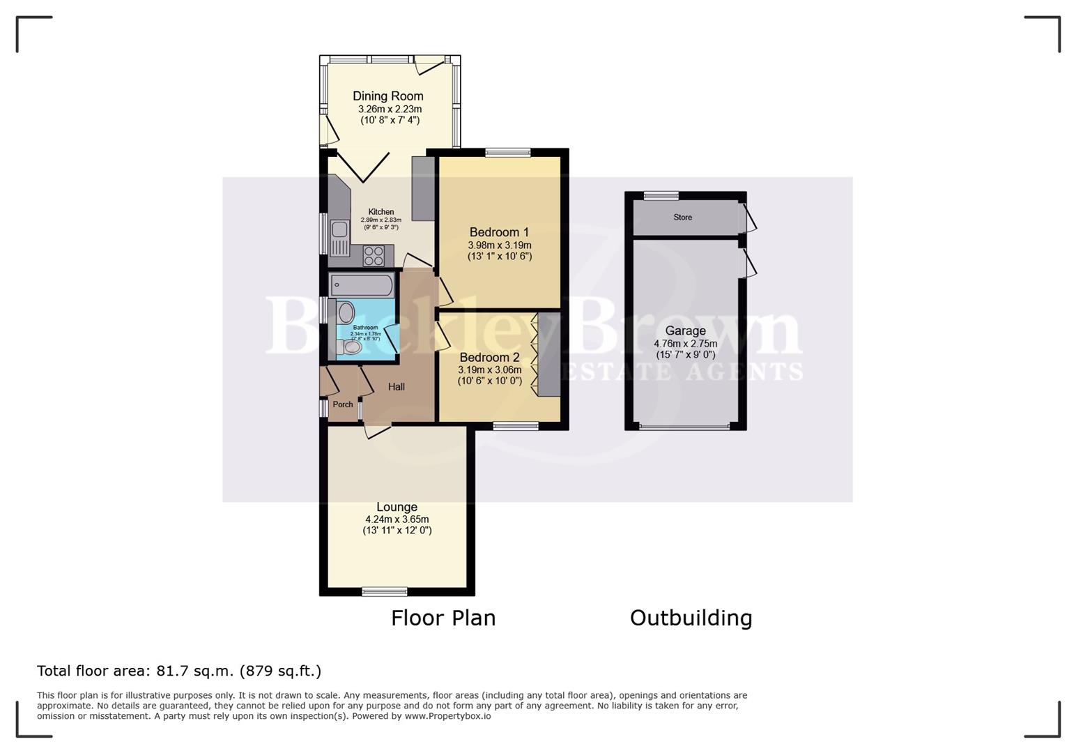 West Bank Lea, Mansfield floorplan