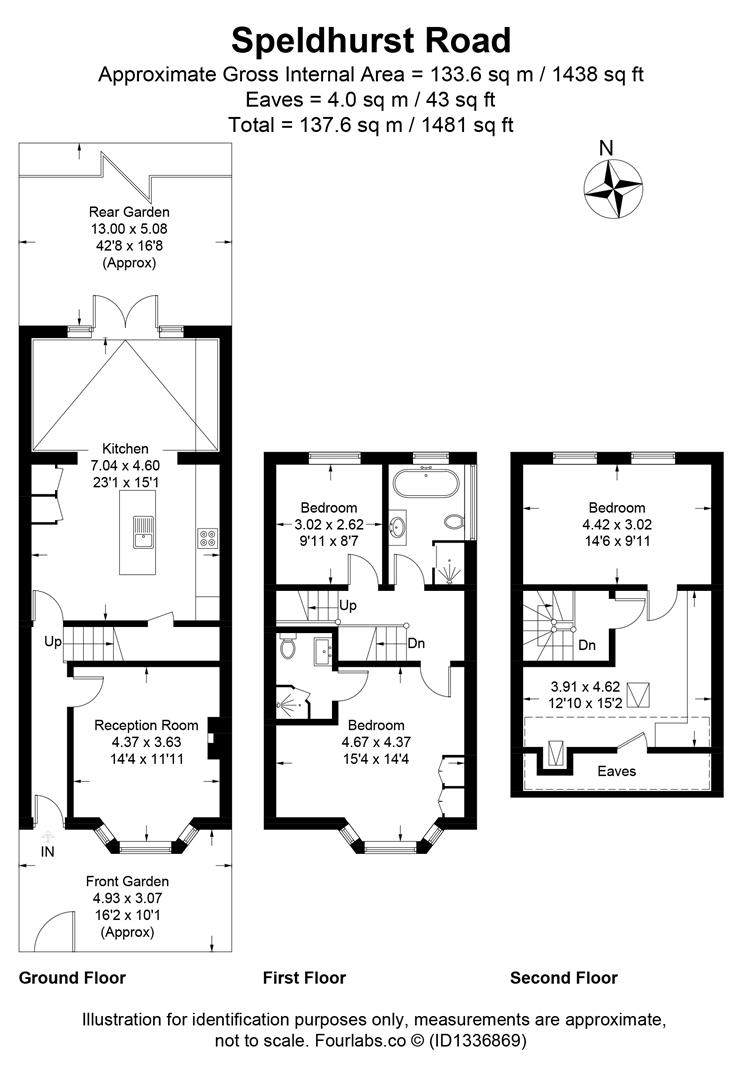 5, Speldhurst Road, London floorplan