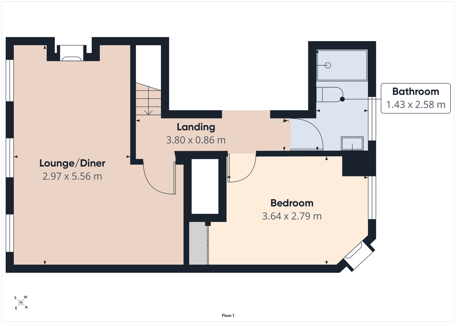 Albion Hill, Ramsgate floorplan