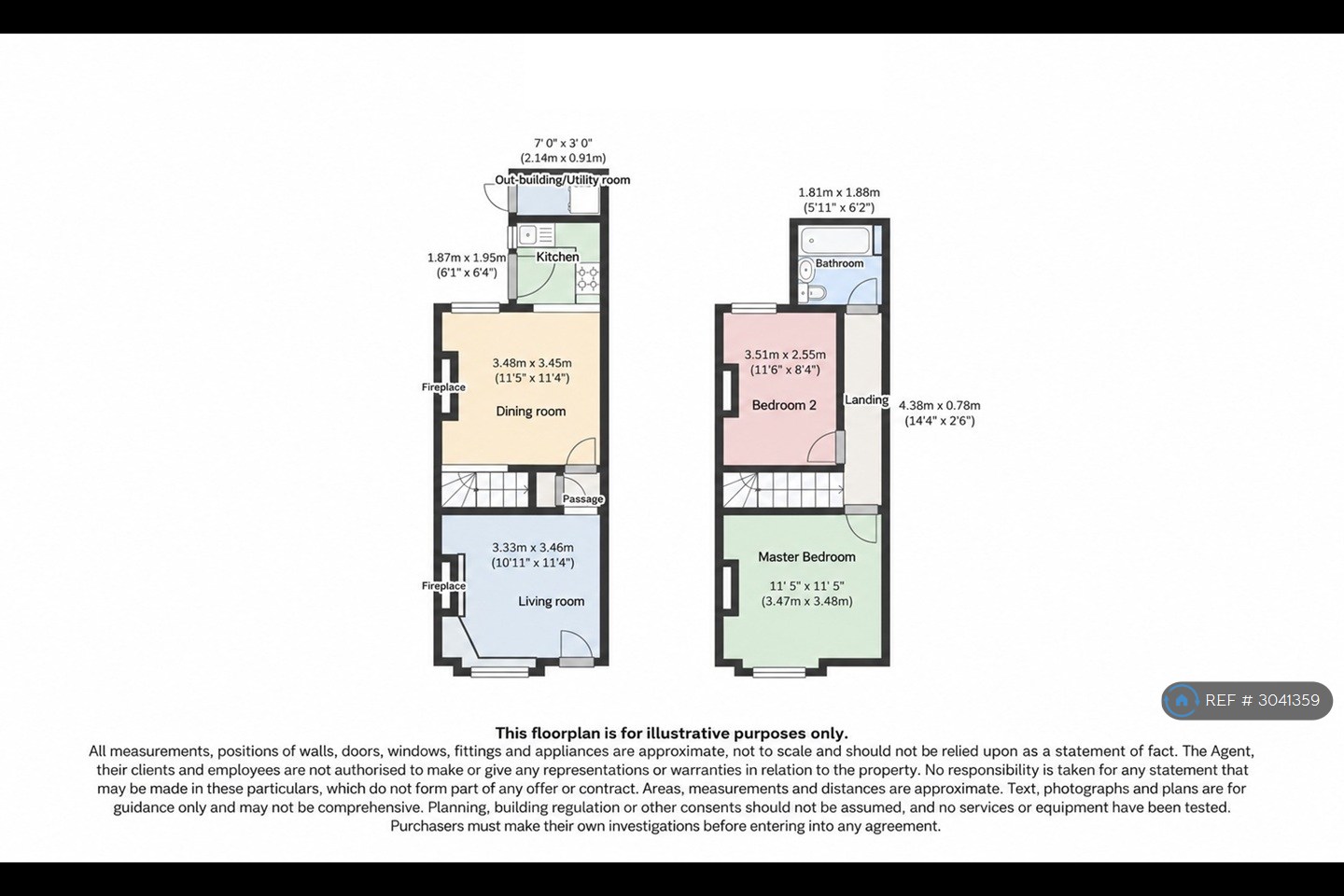 Melrose St, Nottingham floorplan