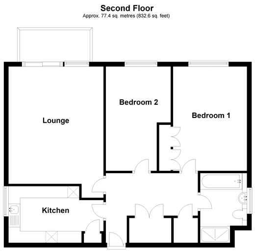 2 Bedrooms Flat for sale in Grand Avenue, Worthing, West Sussex BN11