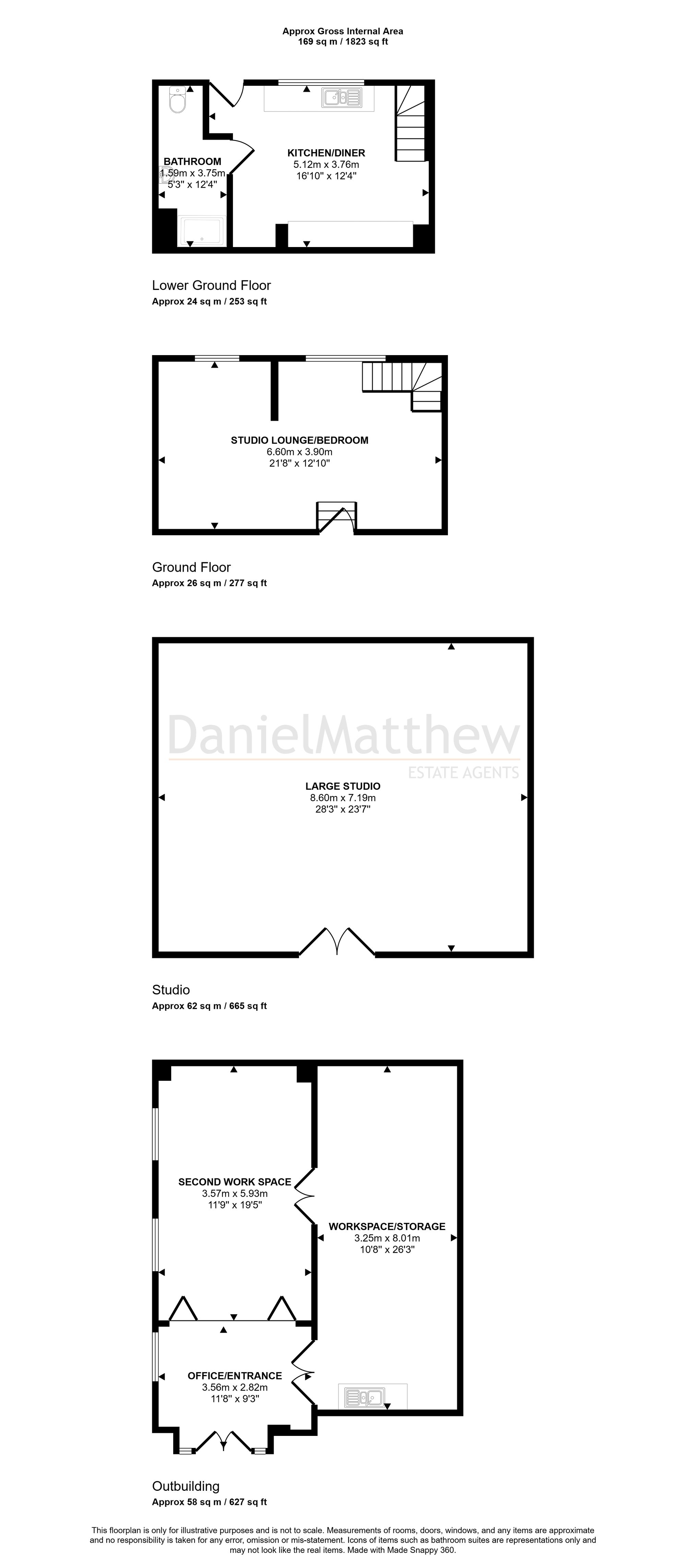Ty Newydd, Llewellyn Street, Bridgend floorplan