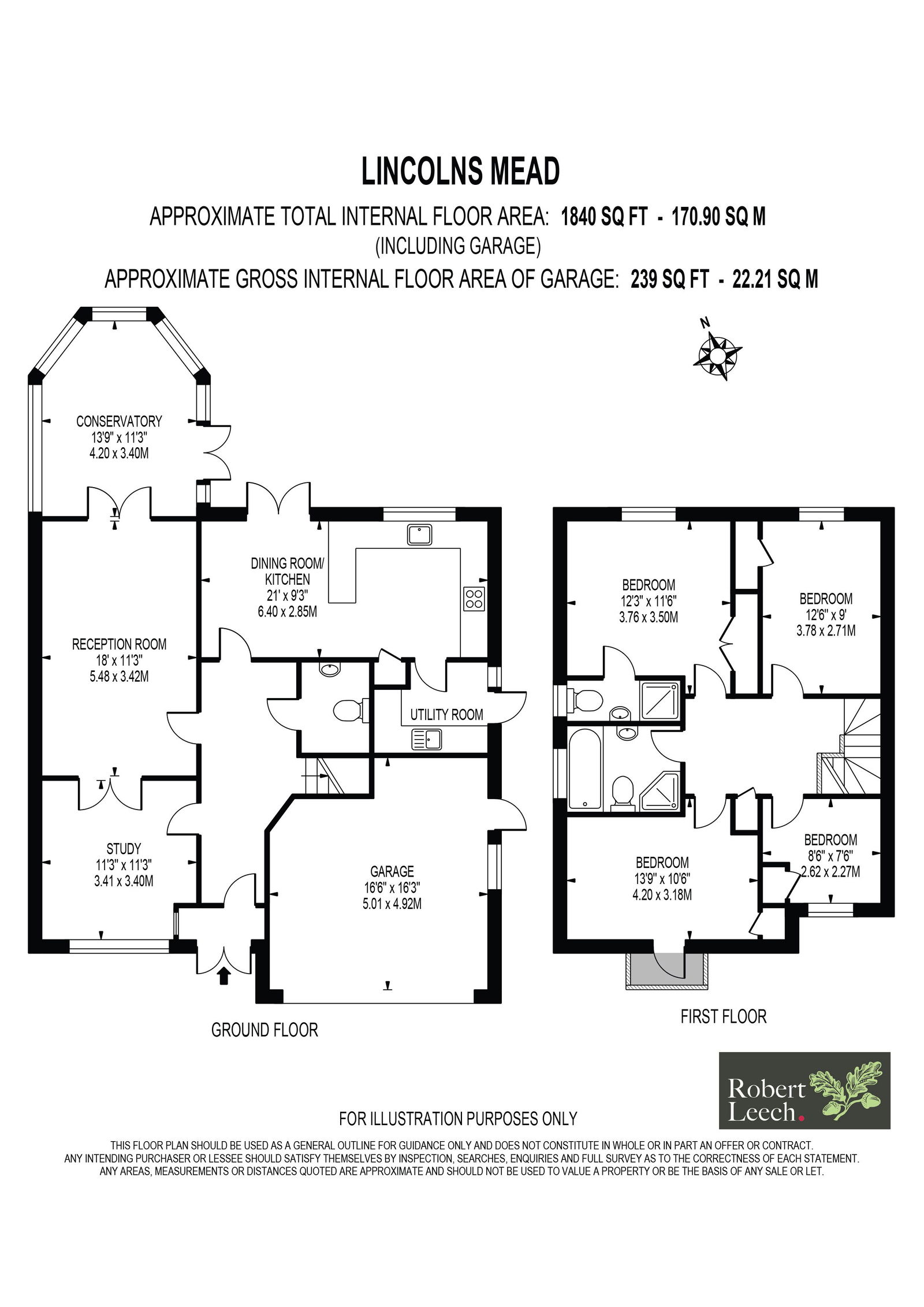 73, Lincolns Mead, Lingfield floorplan
