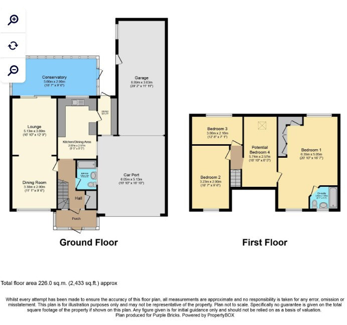 3, Worthing Road, Ingol floorplan