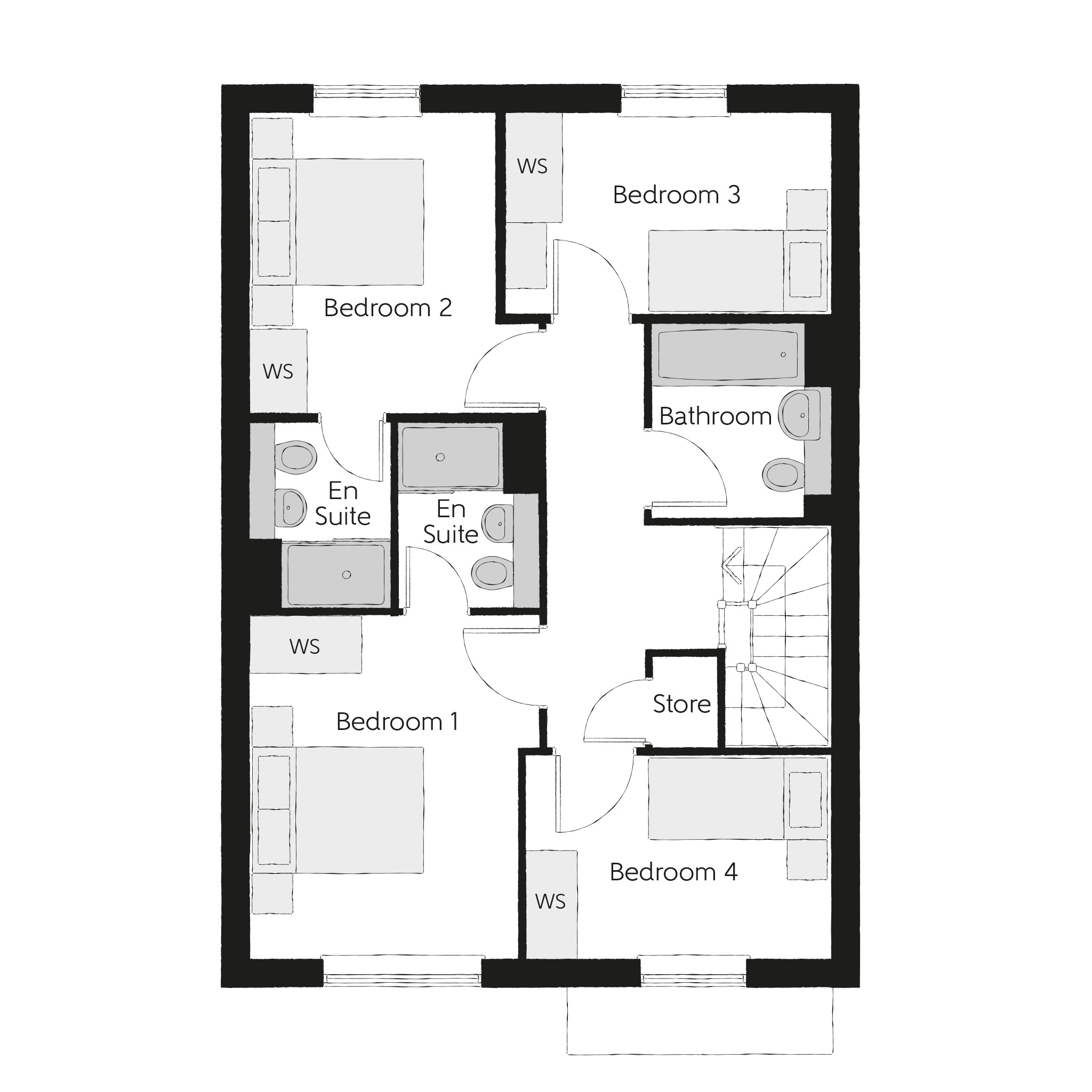 422, Snelsmoor Village, Chellaston floorplan