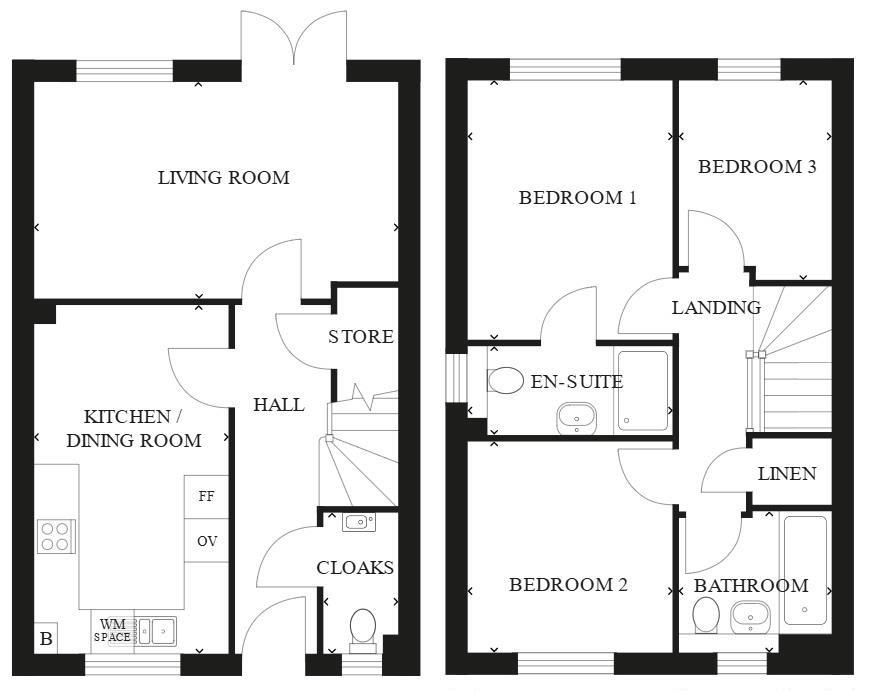 Plot 44, Bincombe Park, Celtic Rise, Weymouth floorplan