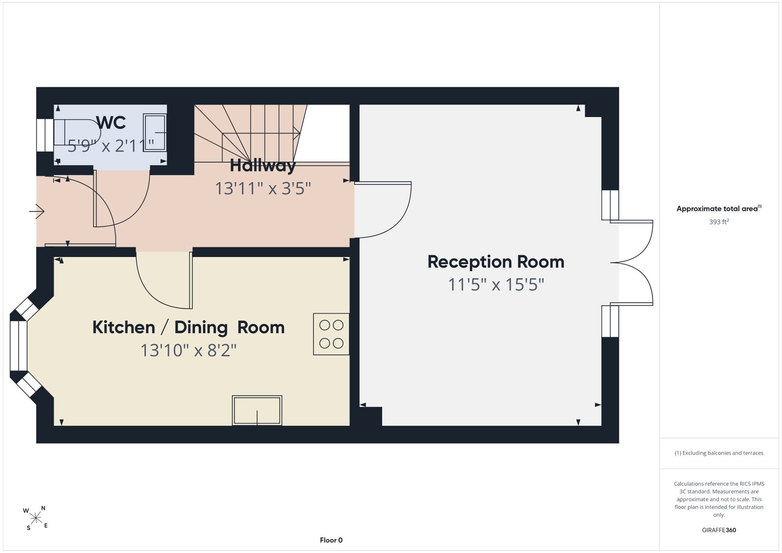 95, Osprey Drive, Stowmarket floorplan