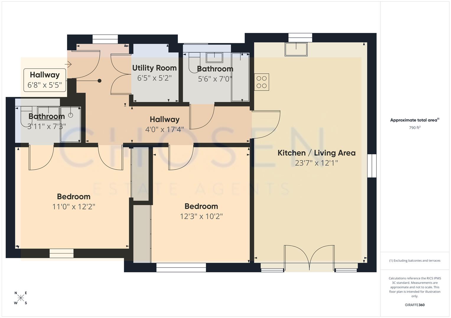 Flat 4, 1, Burrows Close, Gloucester floorplan