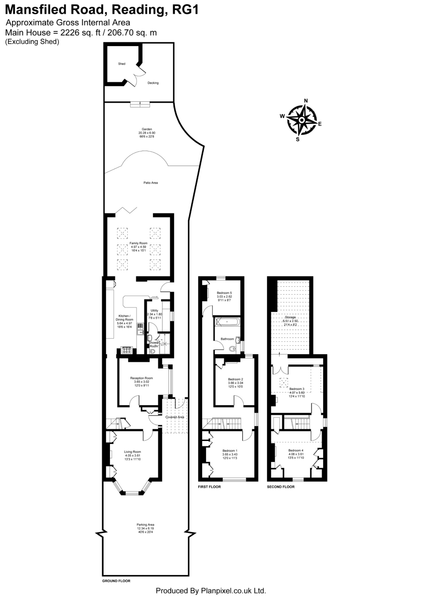 2 Mansfield Road, Reading, Berkshire floorplan