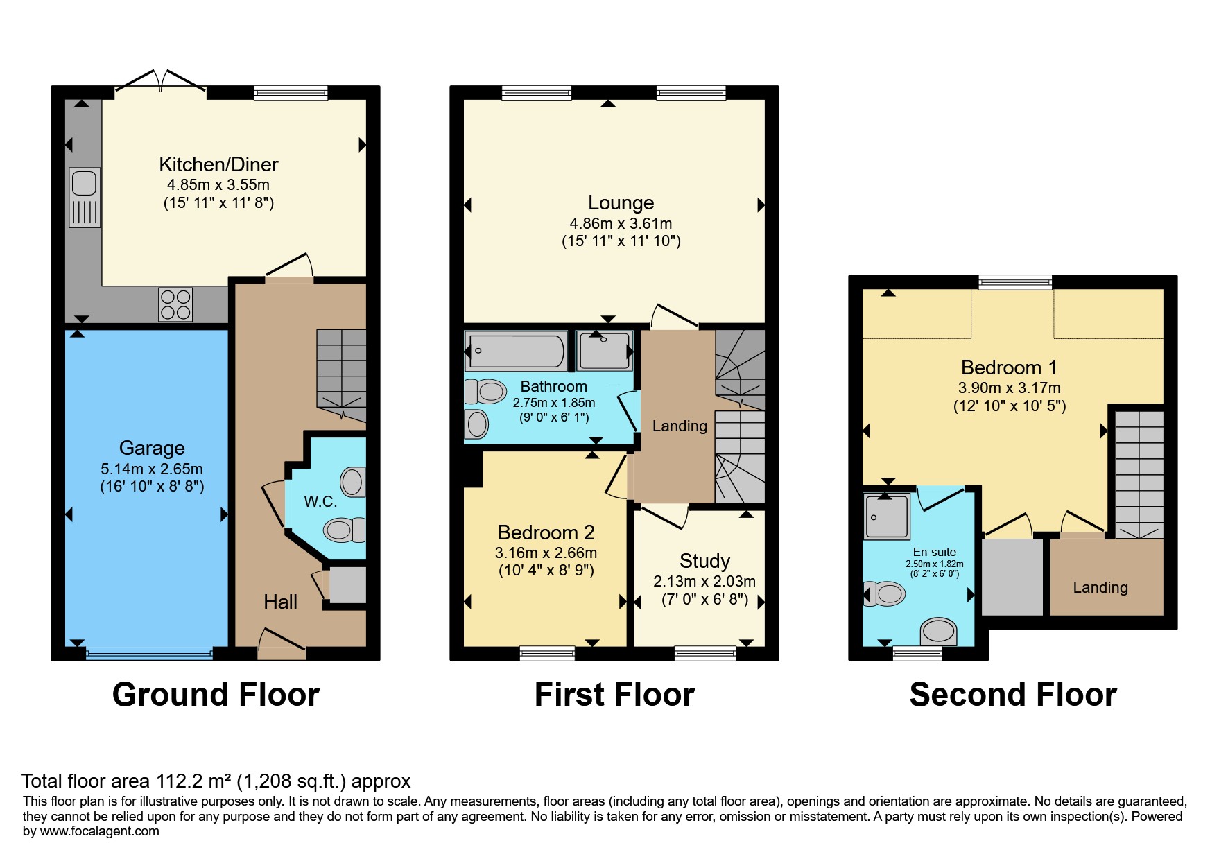 68, Ewers Road, Rotherham floorplan