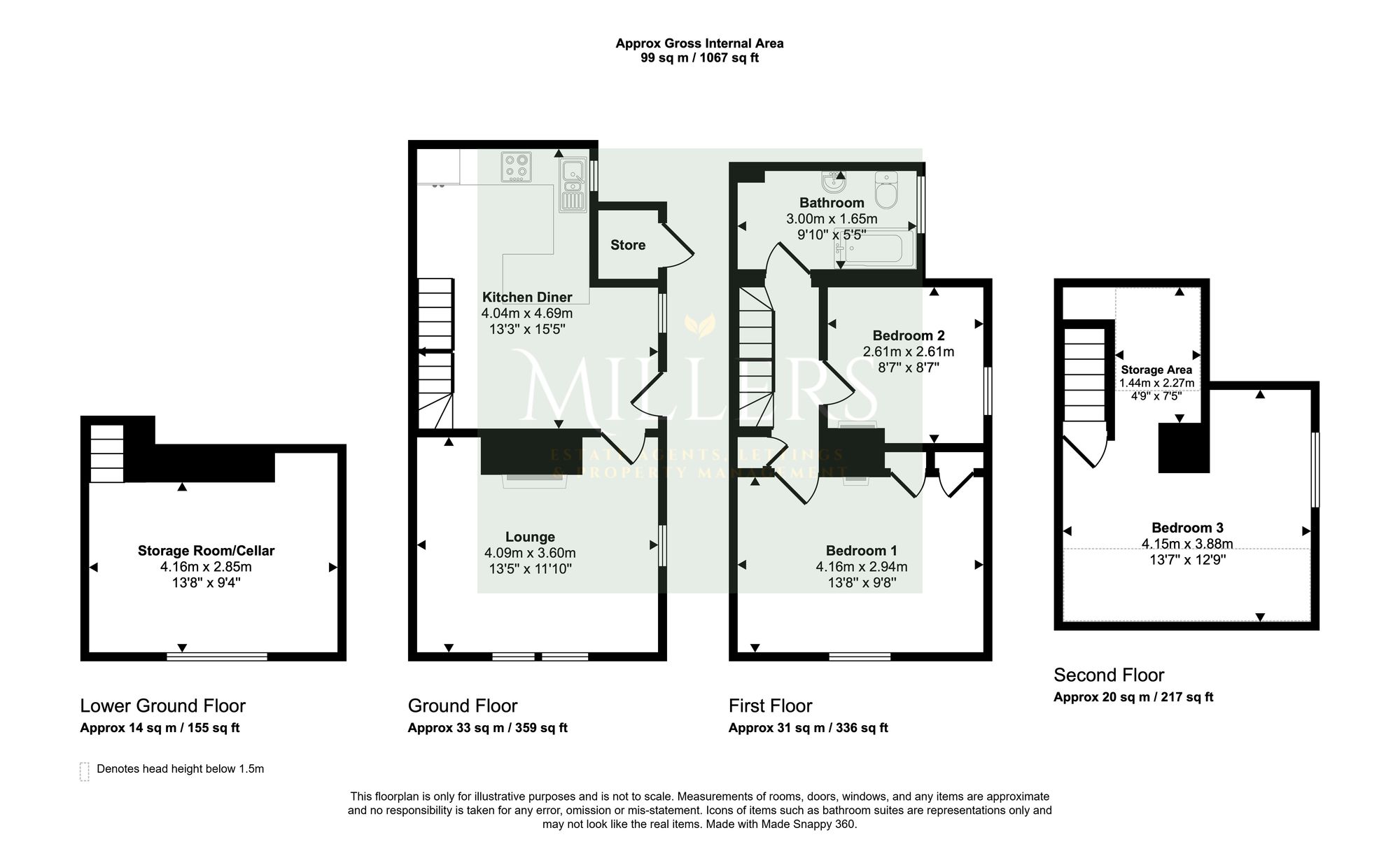 11 St. Margarets Lane, Cromer floorplan
